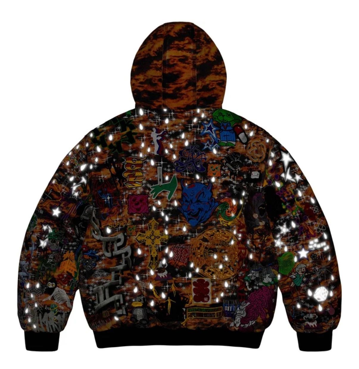 Supreme Supreme AOI Embroidered Hooded Work Jacket Size US M / EU 48-50 / 2 - 2 Thumbnail