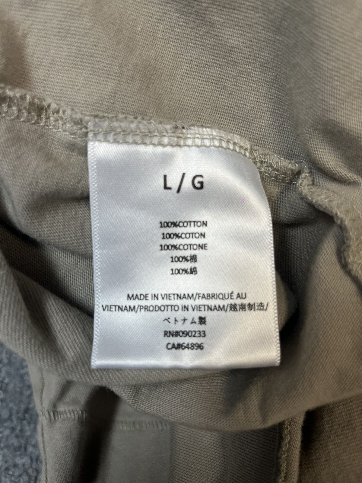 Essentials Fear of God Essentials Sleeve Tee “Grey” Size US L / EU 52-54 / 3 - 6 Thumbnail