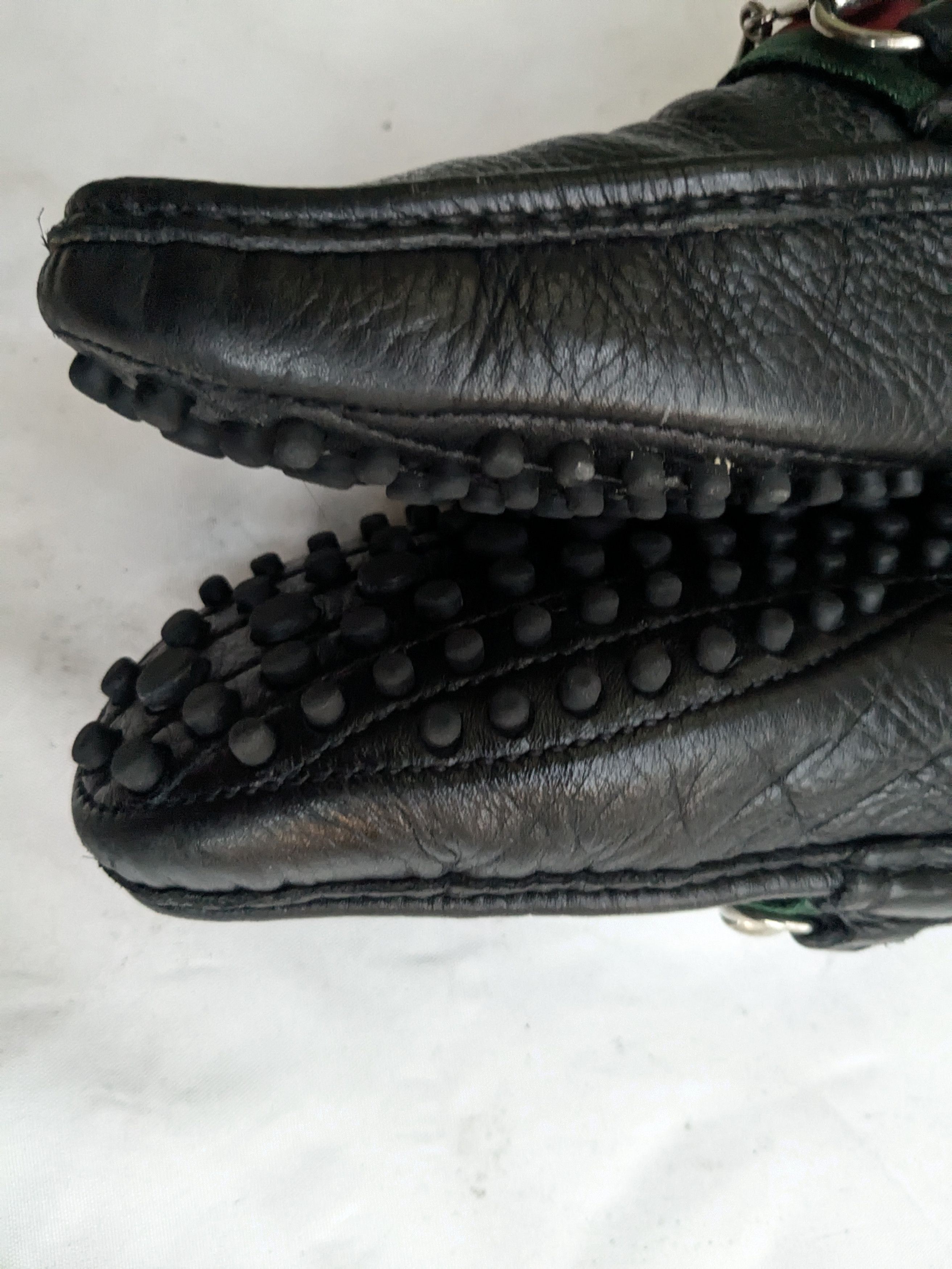 Gucci Gucci Horsebit Driving Loafers Black Leather 9 Slip On Size US 9 / EU 42 - 10 Thumbnail