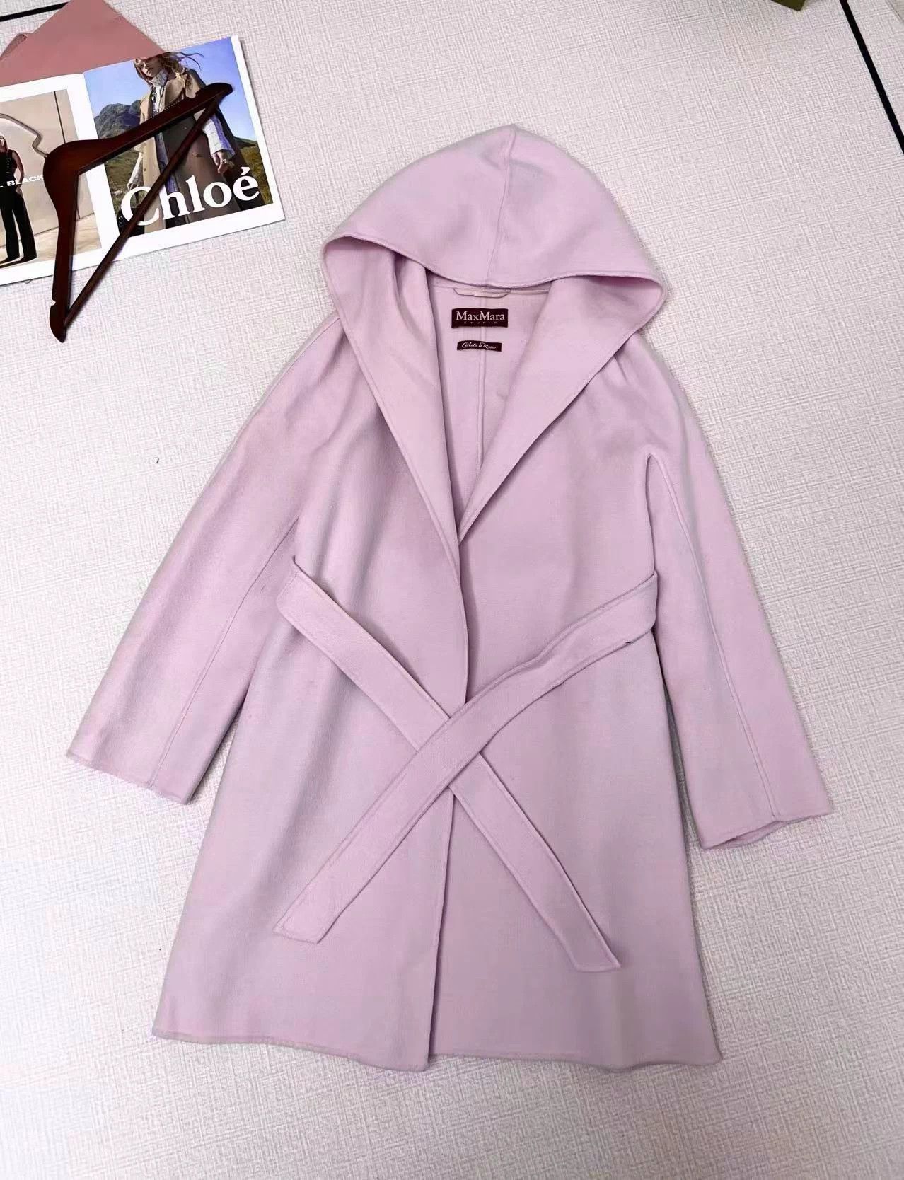 Max Mara Max Mara Lightweight Wool Coat 170/92A AG742 Size M / US 6-8 / IT 42-44 - 1 Thumbnail