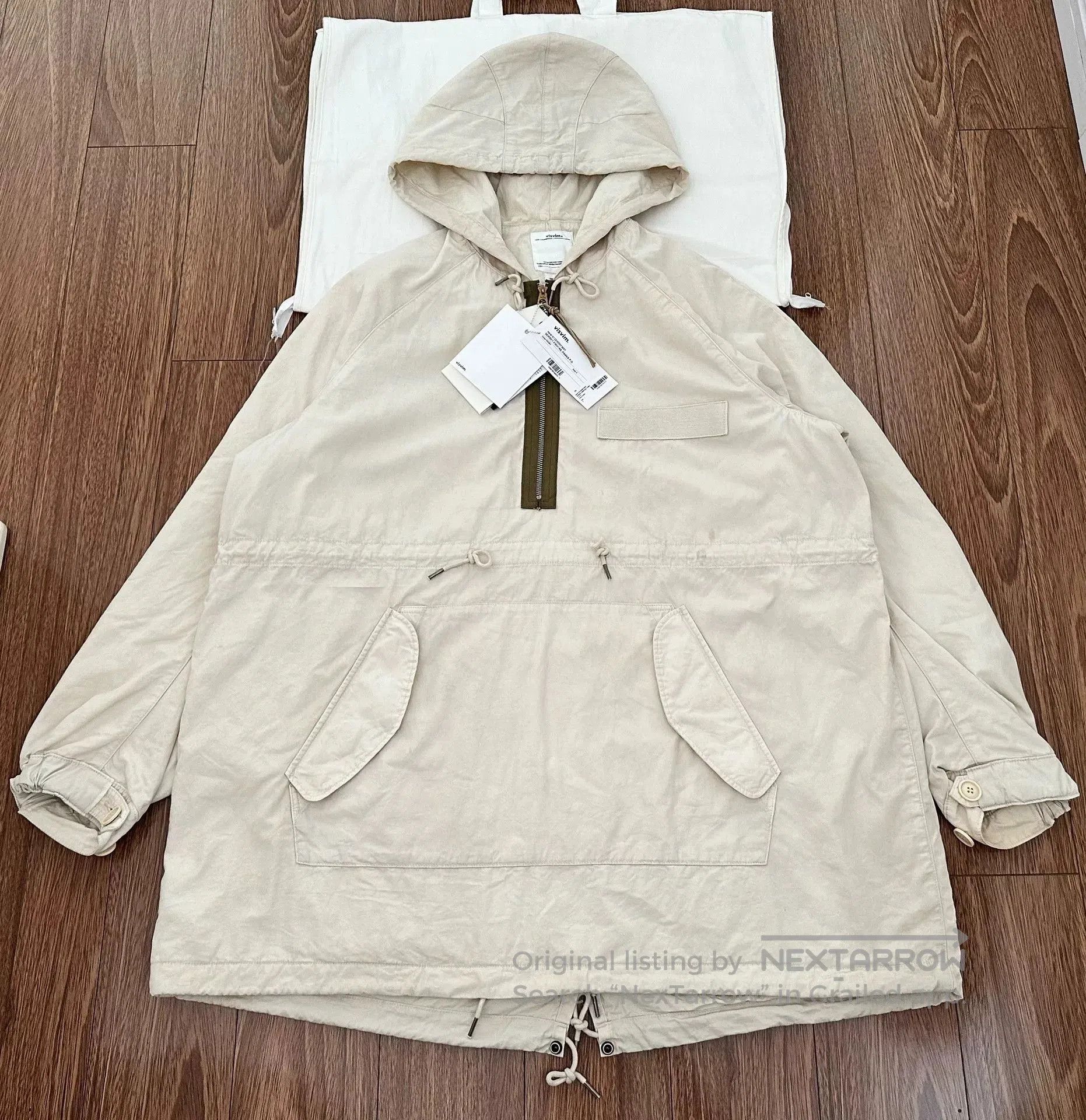Visvim visvim dorset fishtail parka jacket ivory. Size US S / EU 44-46 / 1 - 1 Thumbnail