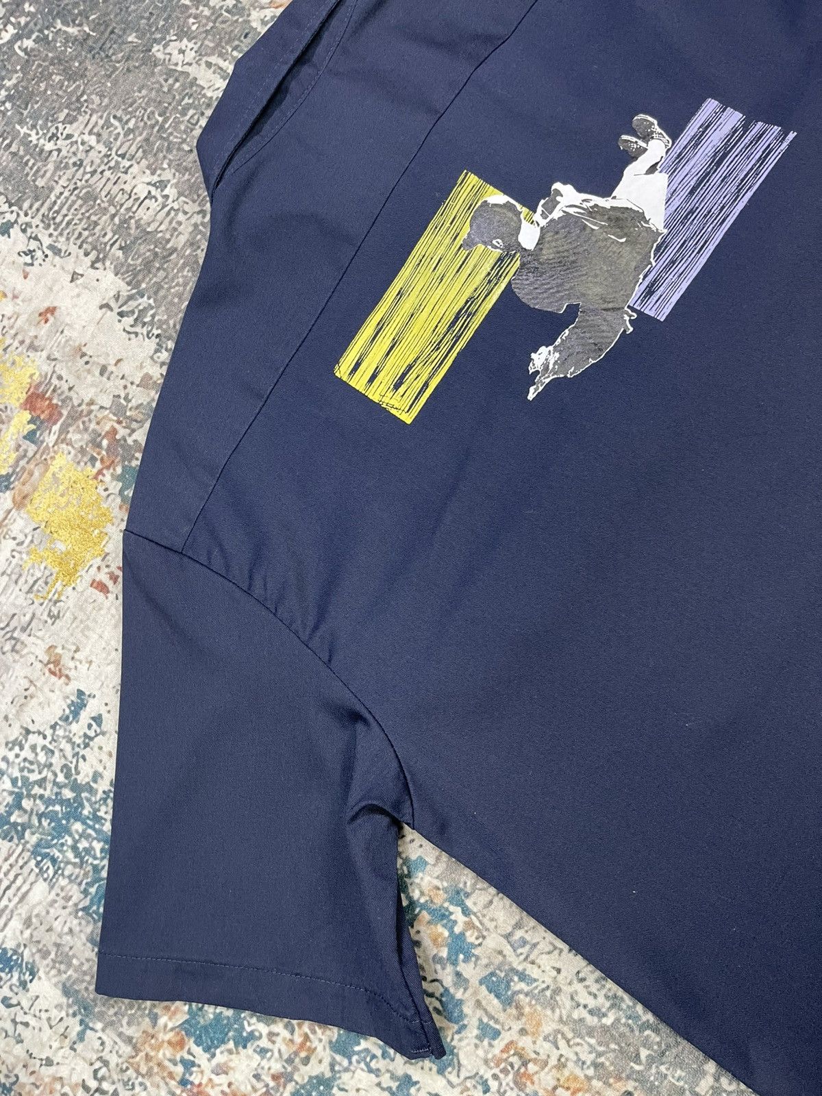 Dickies Vintage Dickies Back Graphic Button Down Work Shirt Size US L / EU 52-54 / 3 - 6 Thumbnail