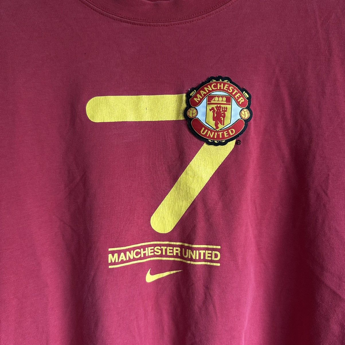 Nike 2007 Nike Manchester United C. Ronaldo 7 T Shirt Size US M / EU 48-50 / 2 - 2 Thumbnail