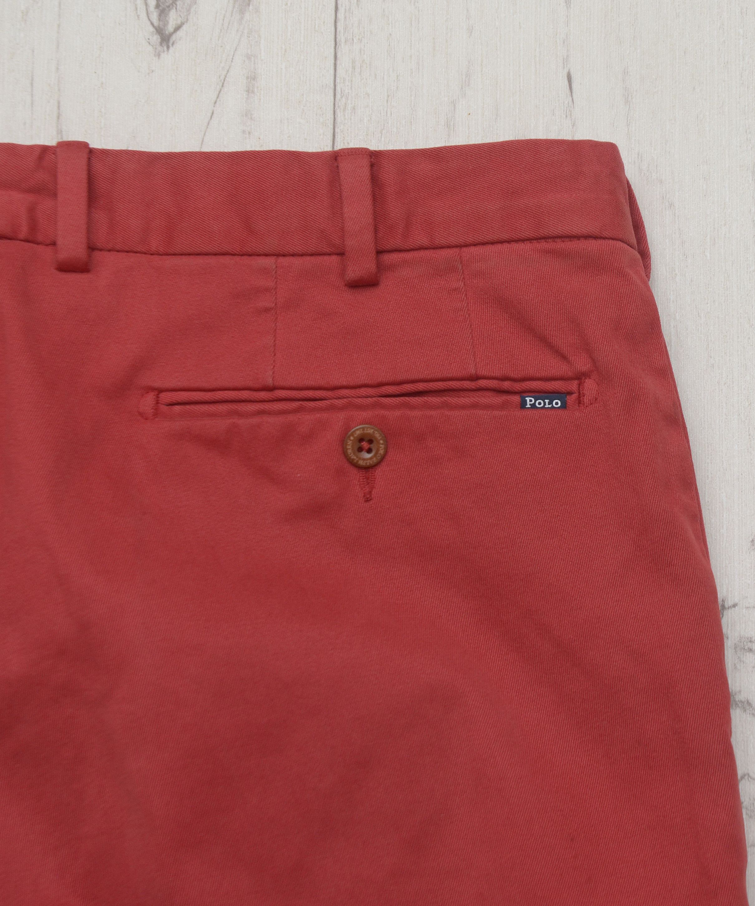 Polo Ralph Lauren × Ralph Lauren × Vintage Polo Ralph Lauren Vintage Red Cotton Chino Trousers Pants Size US 34 / EU 50 - 7 Thumbnail