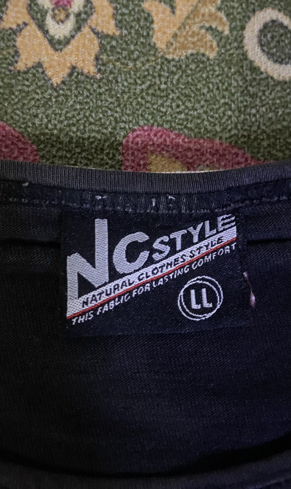 Japanese Brand Japanese Natural Clotnes Style Double Layer Poem T-Shirt Size US L / EU 52-54 / 3 - 5 Thumbnail