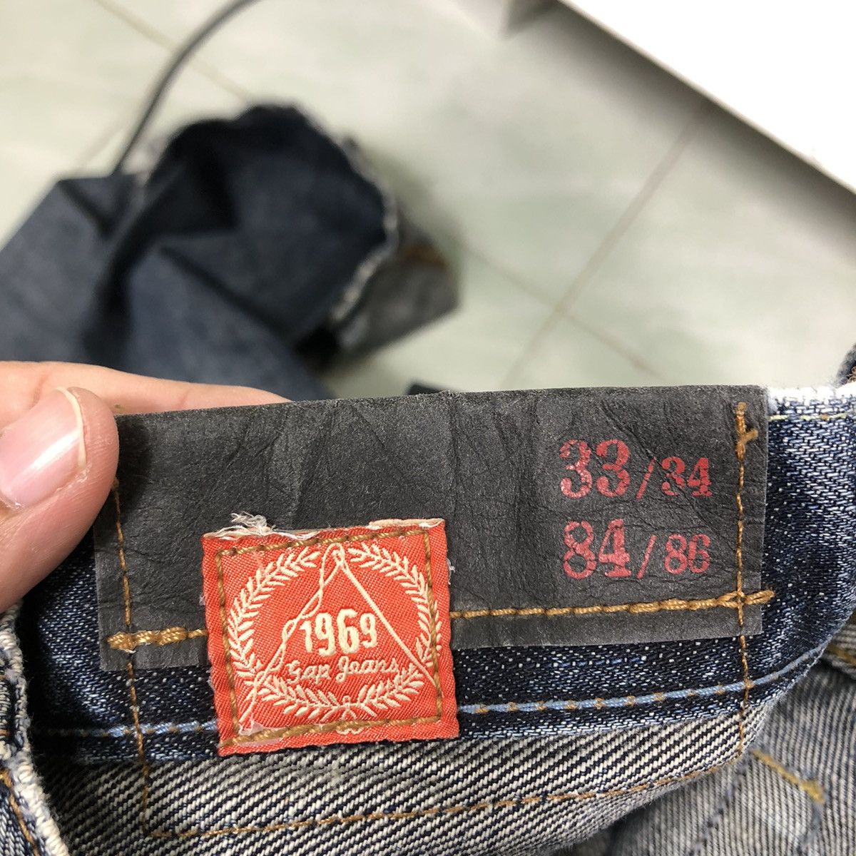 Japanese Brand Rare Punk Design Distressed DenimJeans Gap 1969 IsseyMiyake Size US 32 / EU 48 - 15 Thumbnail
