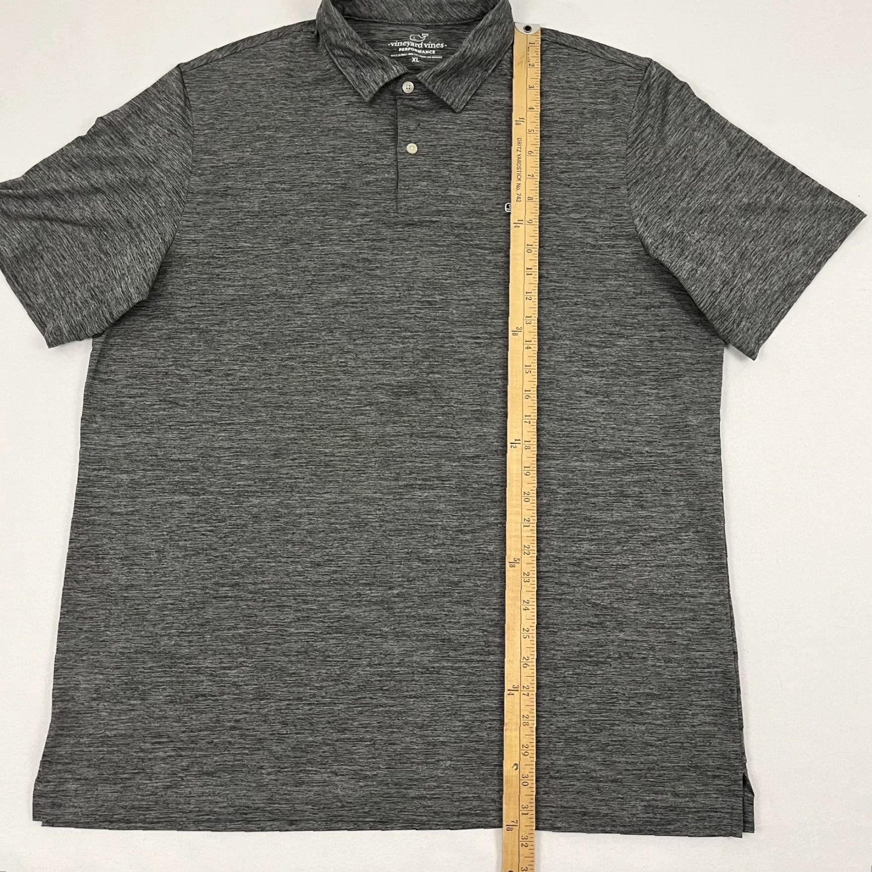 Vineyard Vines Vineyard Vines Polo Shirt Mens XL Gray Heather Preppy Casual Golf Performance Shirt Polo Size US XL / EU 56 / 4 - 4 Thumbnail