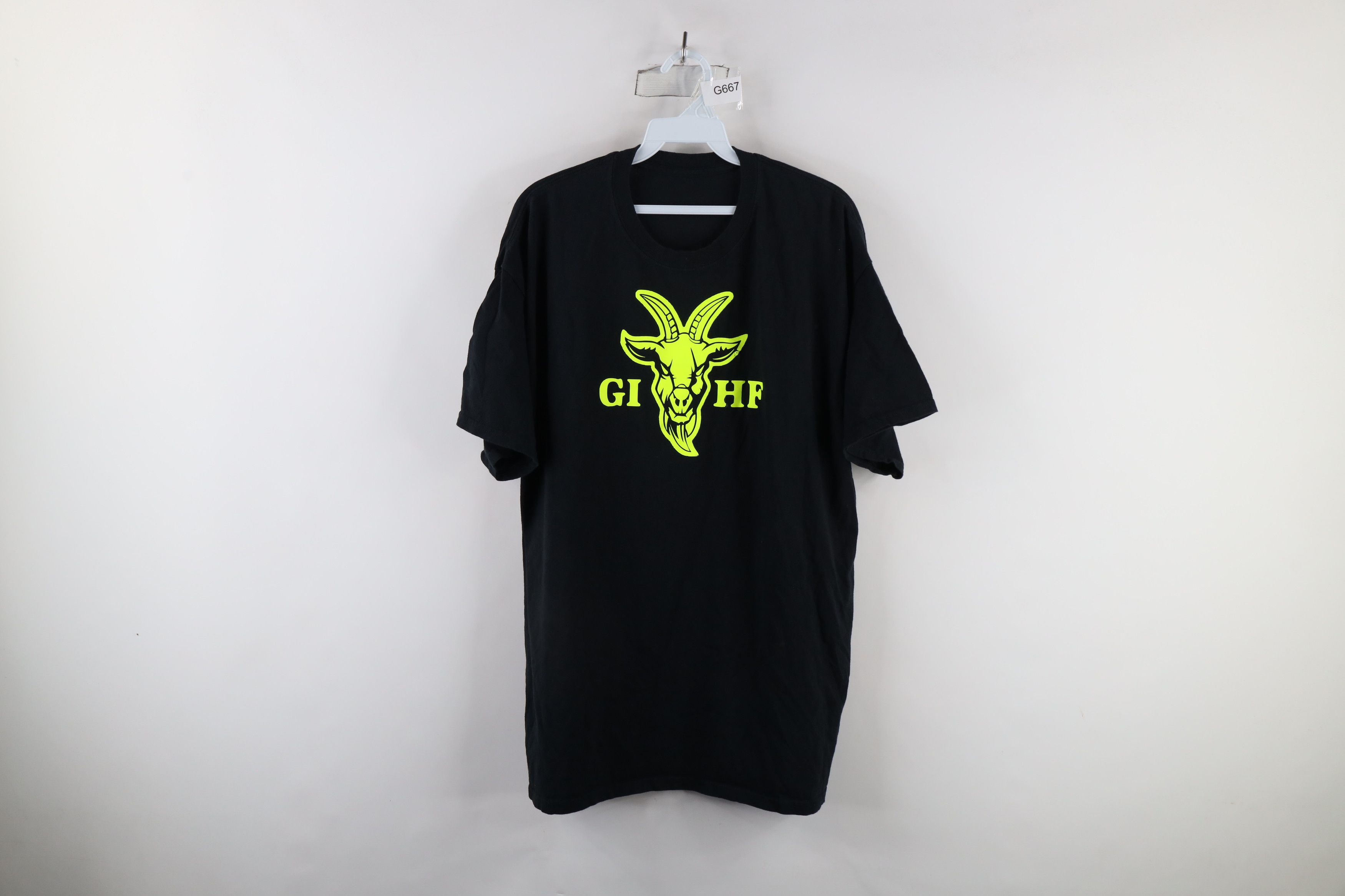 Vintage Streetwear Rodriguez GIHF Goat In Human Form Rap T-Shirt Size US XL / EU 56 / 4 - 1 Thumbnail