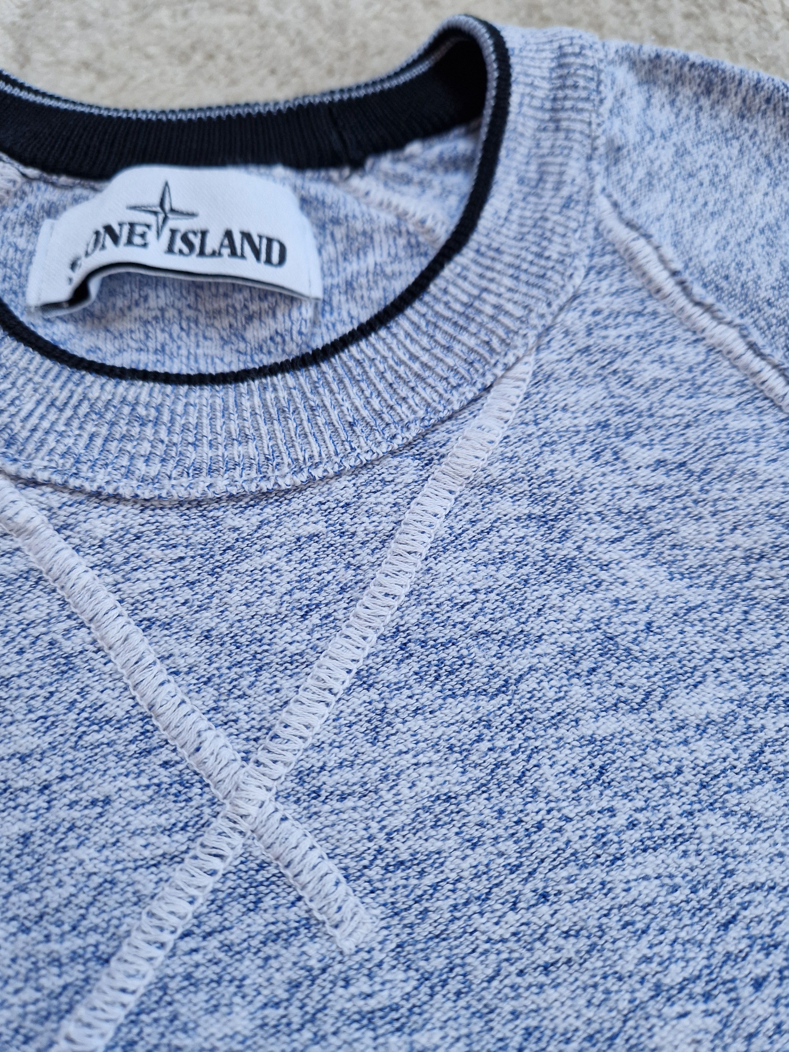 Stone Island × Vintage Stone island reverse seam baby blue sweatshirt y2k vintage Size US M / EU 48-50 / 2 - 8 Thumbnail