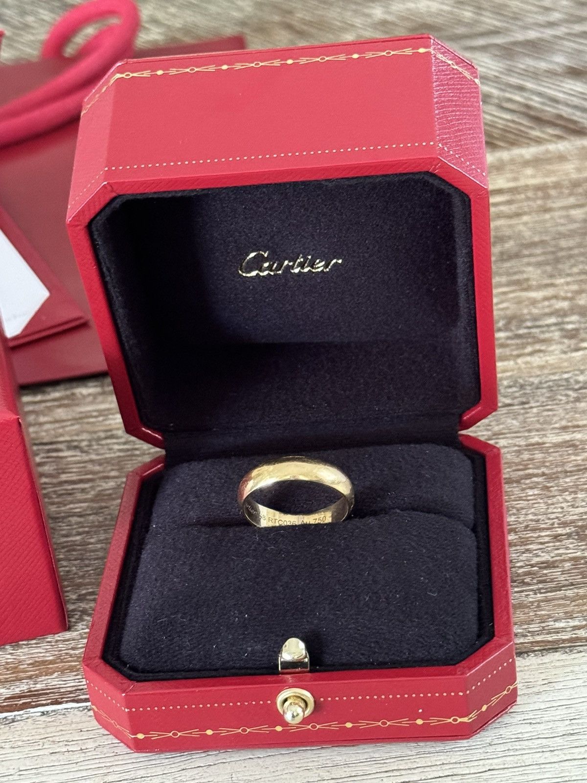 Cartier Cartier 18K Gold Ring Size ONE SIZE - 1 Thumbnail