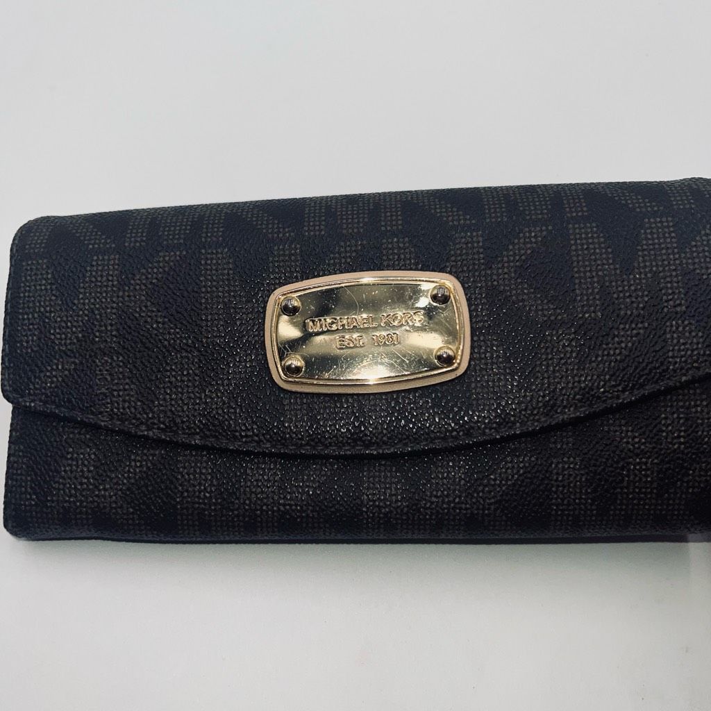 Michael Kors Michael Kors long Signature Snap Wallet Size ONE SIZE - 2 Thumbnail