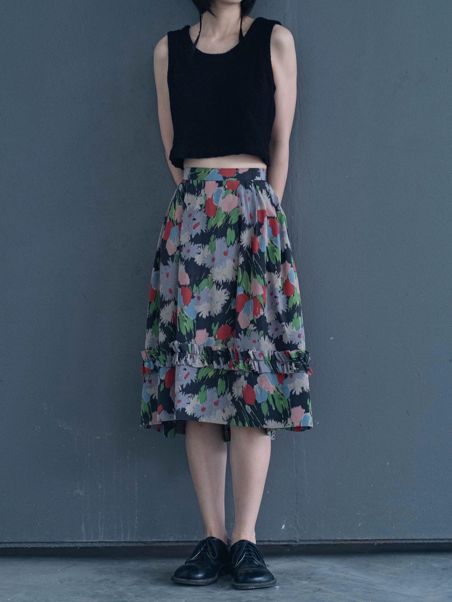 Comme des Garcons COMME des GARCONS 2000SS Flower Skirt Size 28" / US 6 / IT 42 - 1 Thumbnail