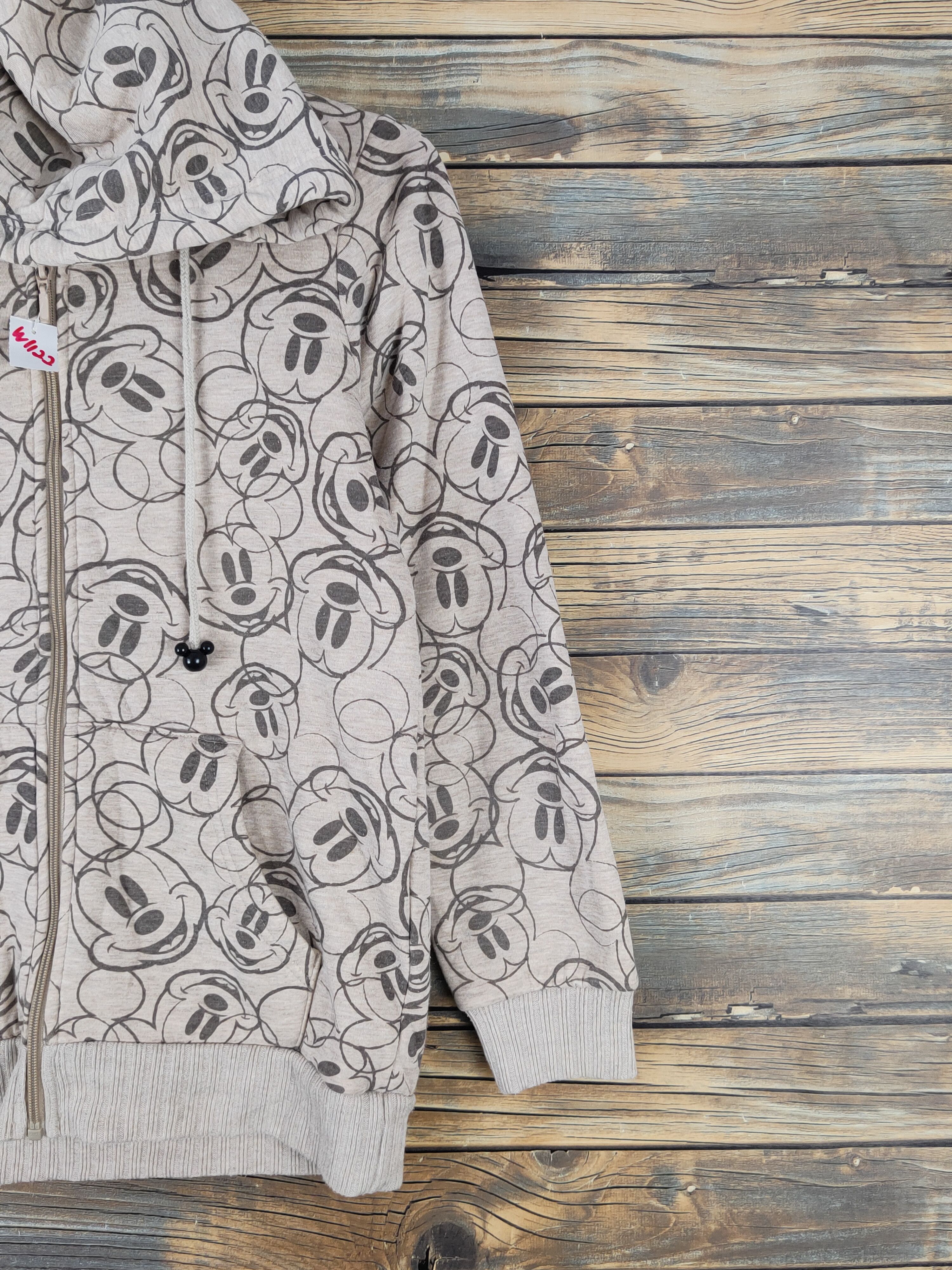 Disney × Japanese Brand × Mickey Mouse Disney Brown Mickey & Minnie Hoodie Sweatshirts #W111122 Size M / US 6-8 / IT 42-44 - 5 Thumbnail