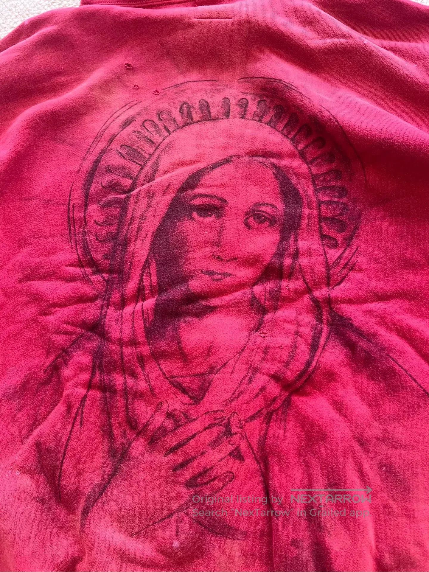 Saint Michael vintage saint michael distressed graphic hoodie. Size US M / EU 48-50 / 2 - 3 Thumbnail