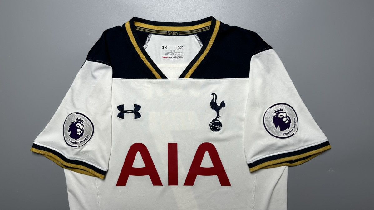 Vintage TOTTENHAM UNDER ARMOUR 2016/2017 FOOTBALL HOME JERSEY #7 SON Size US L / EU 52-54 / 3 - 3 Thumbnail