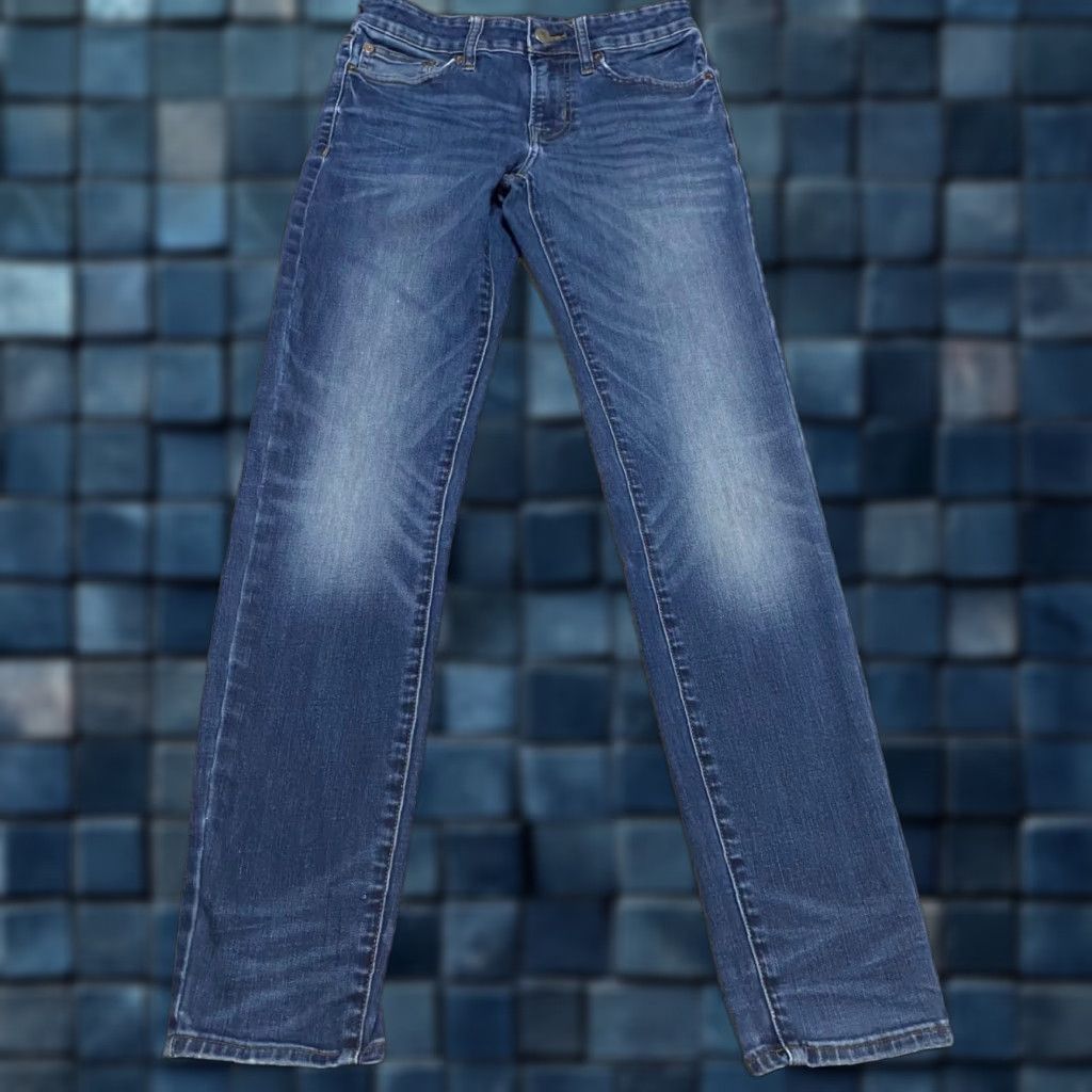 American Eagle Outfitters American Eagle Mens Jeans 29x32 Blue Denim Medium Wash Skinny Low Rise Shirt? Size US 27 - 1 Thumbnail