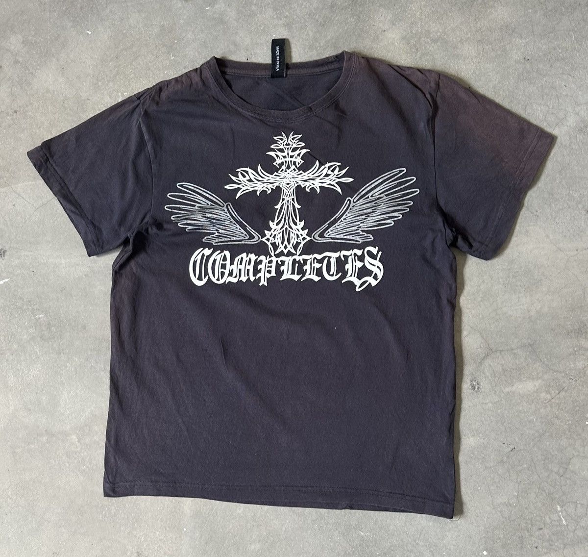 Japanese Brand THE BREAKERS AFLLICTION POEMS JAPANESE CROSS TEE Size US M / EU 48-50 / 2 - 1 Thumbnail
