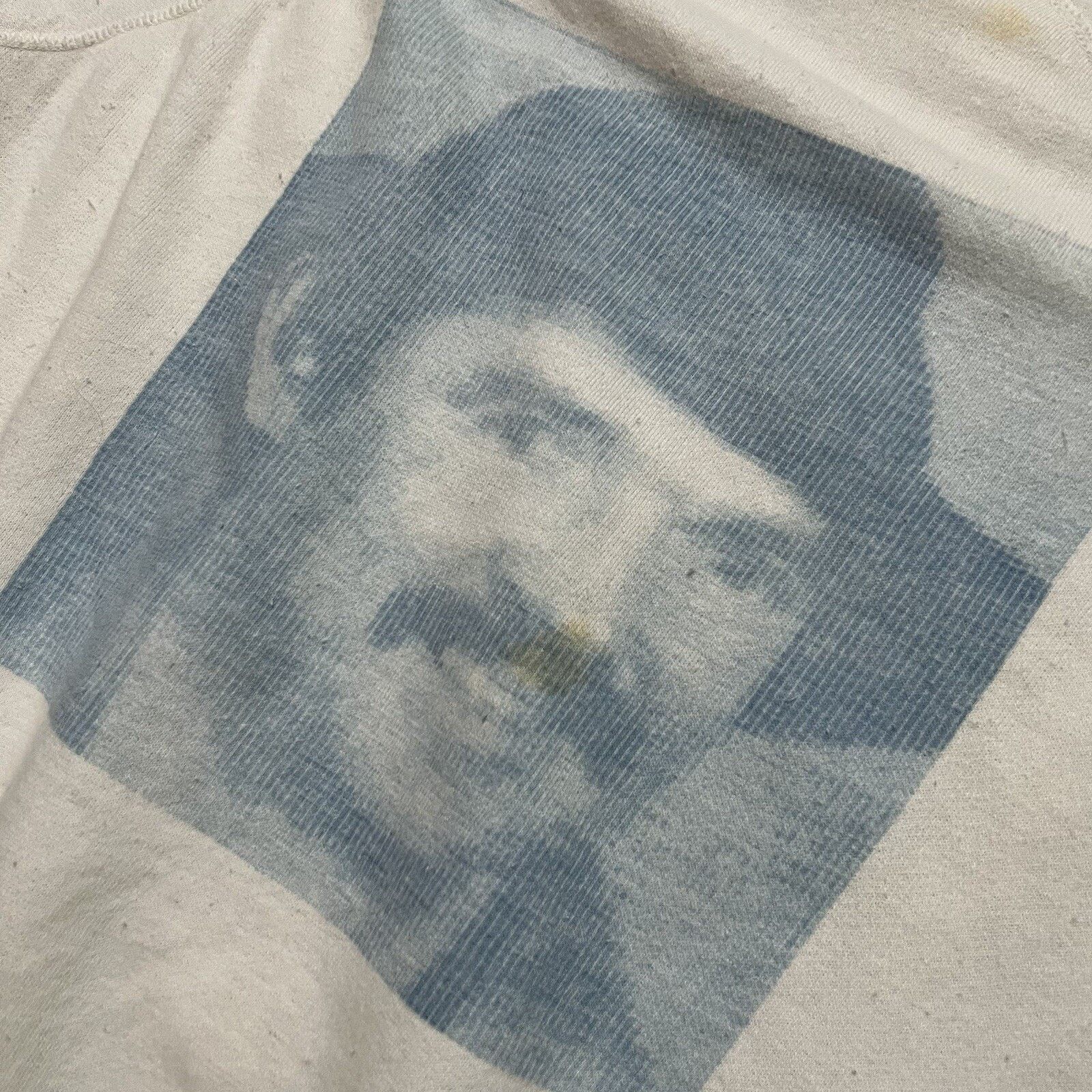 Original Montgomery VTG 1970s Montgomery Ward Portrait Photo White Sweatshirt Size US L / EU 52-54 / 3 - 3 Thumbnail