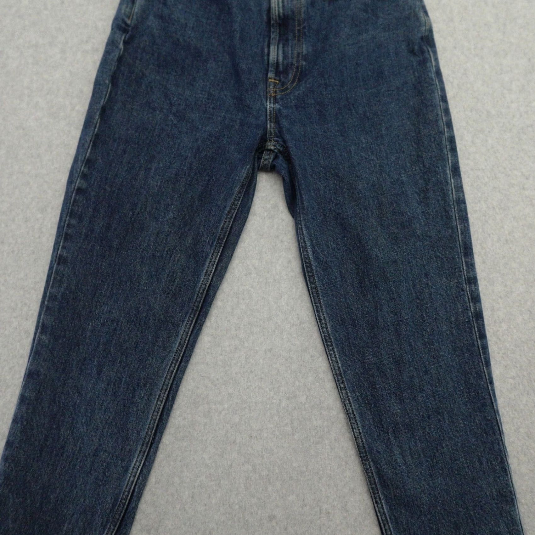 Everlane EVERLANE The Cheeky Jean Jeans Women 24 (24X25) Blue Crop Straight Medium Wash Size 42" / US 20 - 3 Thumbnail
