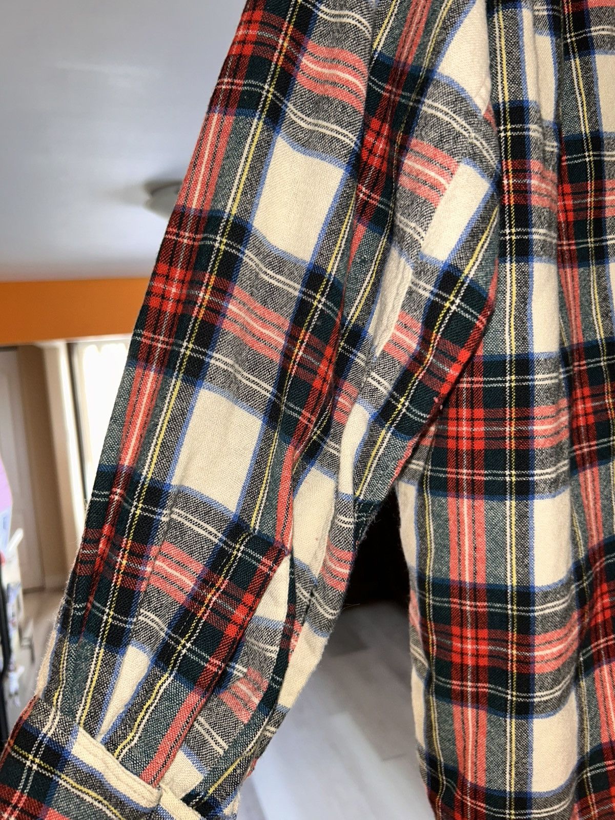 Vintage 1950s Field & Stream Wool Flannel Shirt Size US L / EU 52-54 / 3 - 3 Thumbnail