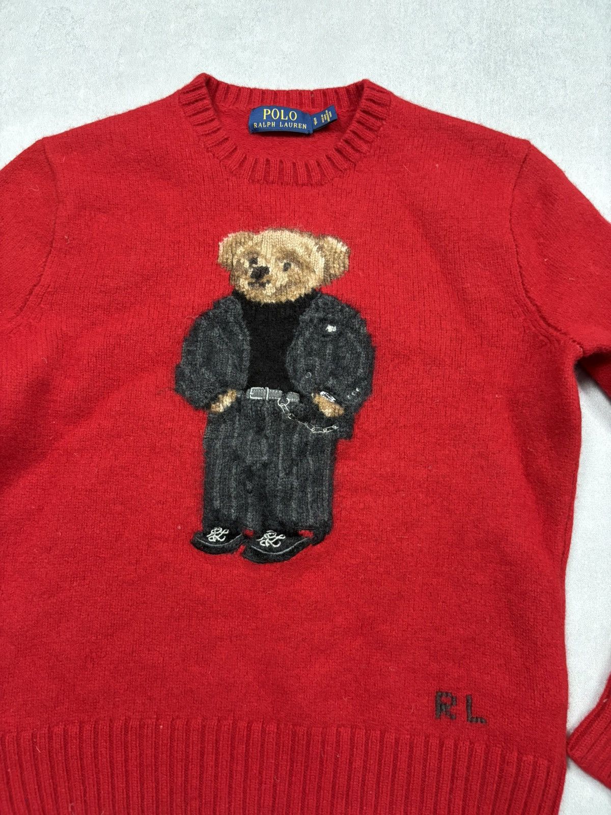 Polo Ralph Lauren Vintage Polo Ralph Lauren Bear Sweater Cashmere Wool S Size S / US 4 / IT 40 - 5 Thumbnail