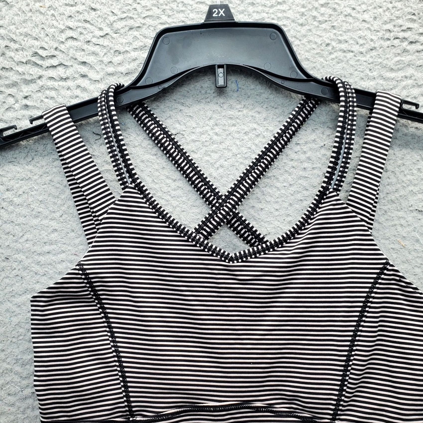 Lululemon Lululemon Tank Top Womens 6 Striped Padded Multicolor Sleeveless Pullover Gym Activewear Shirt Size M / US 6-8 / IT 42-44 - 5 Thumbnail