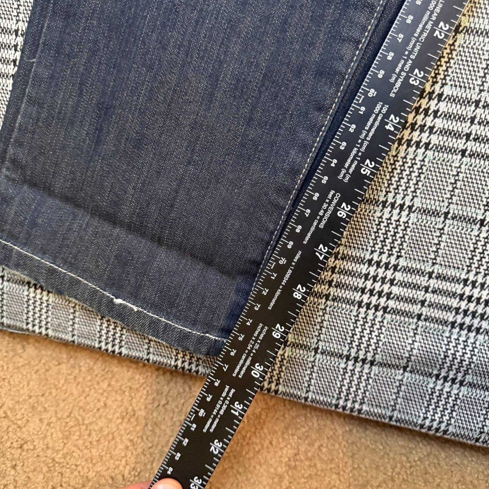 Paper Denim & Cloth Paper Denim & Cloth Men's Jeans Dark Denim Straight 32x30 Size US 32 / EU 48 - 5 Thumbnail