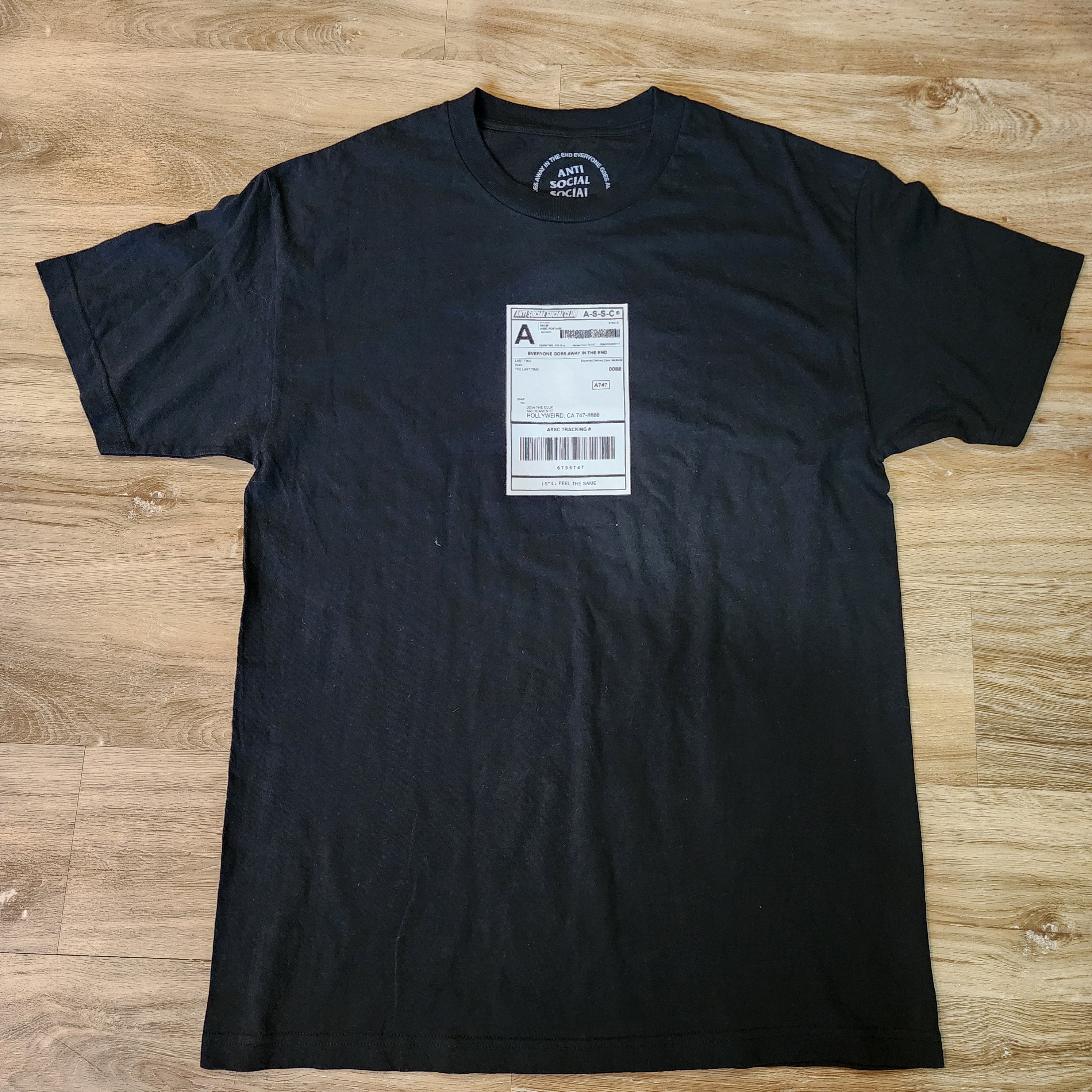 Anti Social Social Club Assc shipping label tee Size US L / EU 52-54 / 3 - 1 Thumbnail