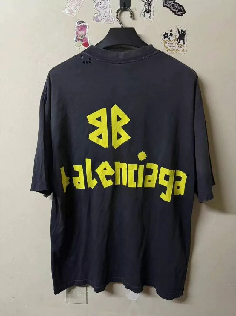 Balenciaga Balenciaga Tape Short Sleeve S Size US S / EU 44-46 / 1 - 2 Thumbnail