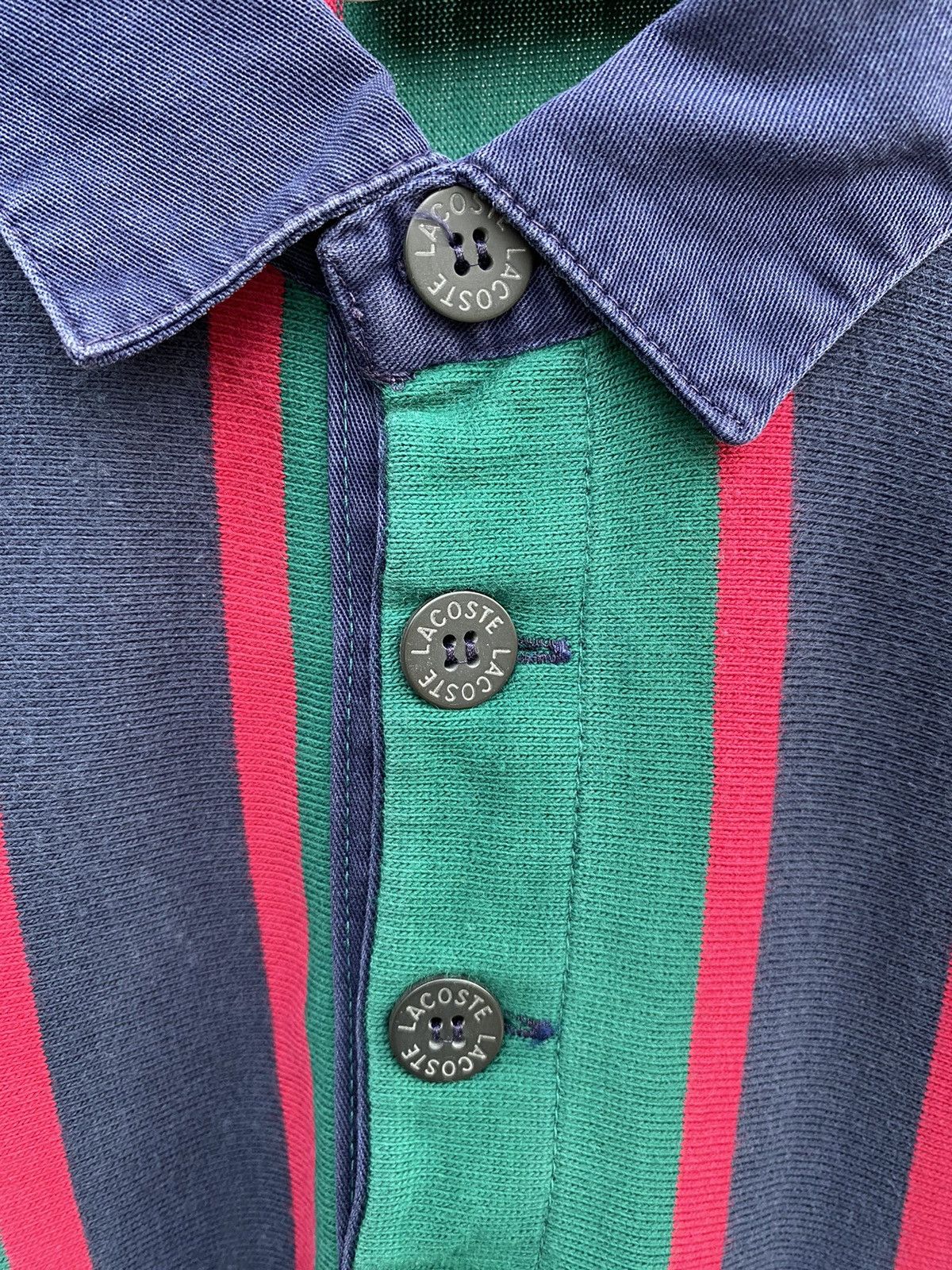 Lacoste MADE IN FRANCE Vintage Lacoste Preppy Striped Rugby Polo Size US M / EU 48-50 / 2 - 7 Thumbnail