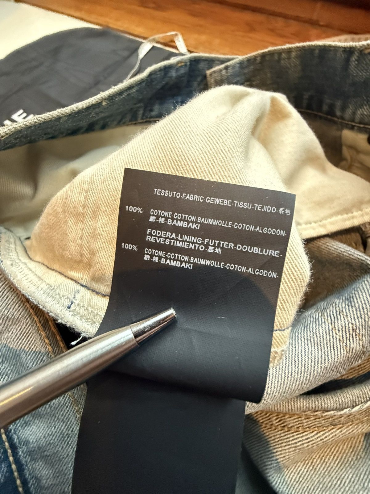 Saint Laurent Paris FW13 Holy Grail Saint Laurent crash Hedi jeans 36 skinny d02 Size US 36 / EU 52 - 25 Thumbnail