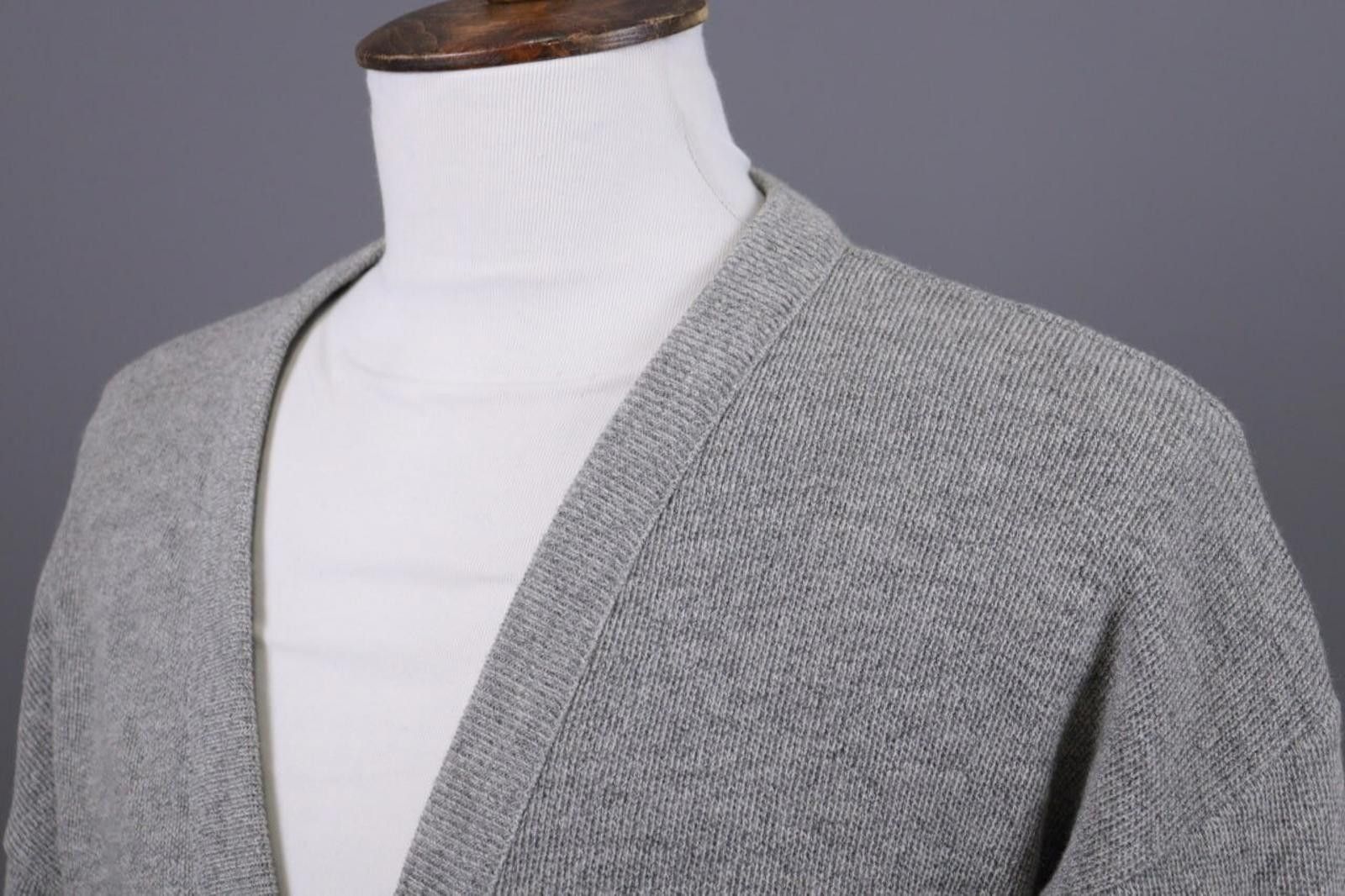 Lacoste Lacoste Gray Wool Button Down Sweater Size 4 / M Size US M / EU 48-50 / 2 - 7 Thumbnail