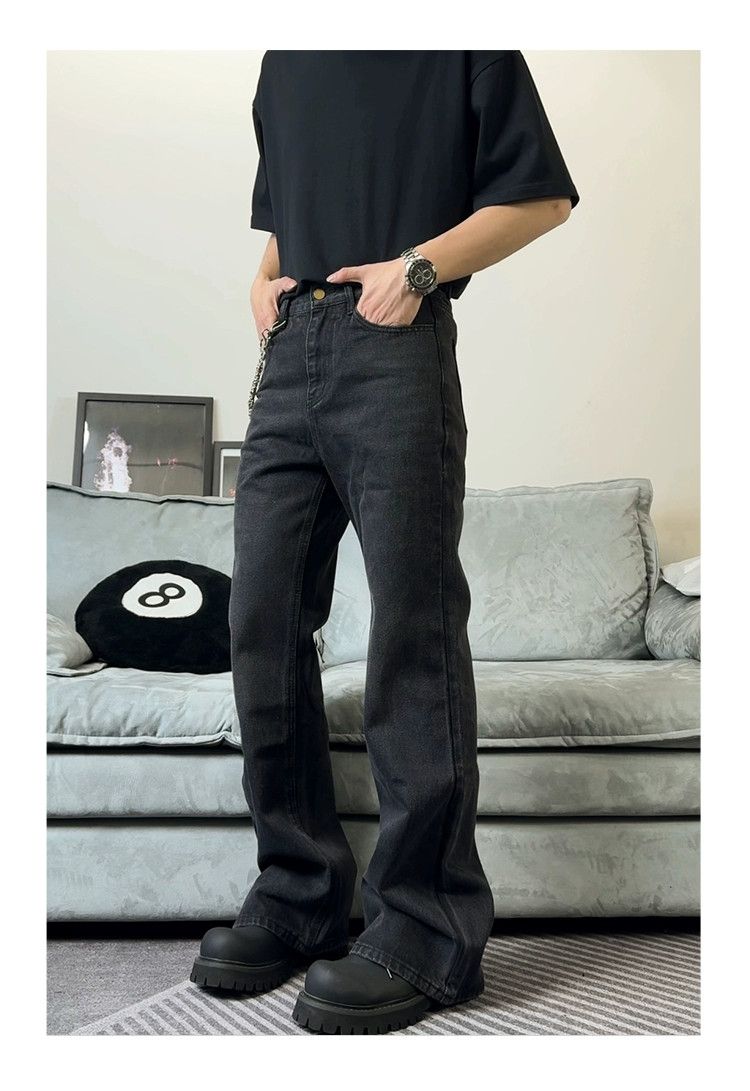 Jean × Vintage washed faded cleanfit yuppie bootcut grunge jeans Size US 32 / EU 48 - 1 Thumbnail