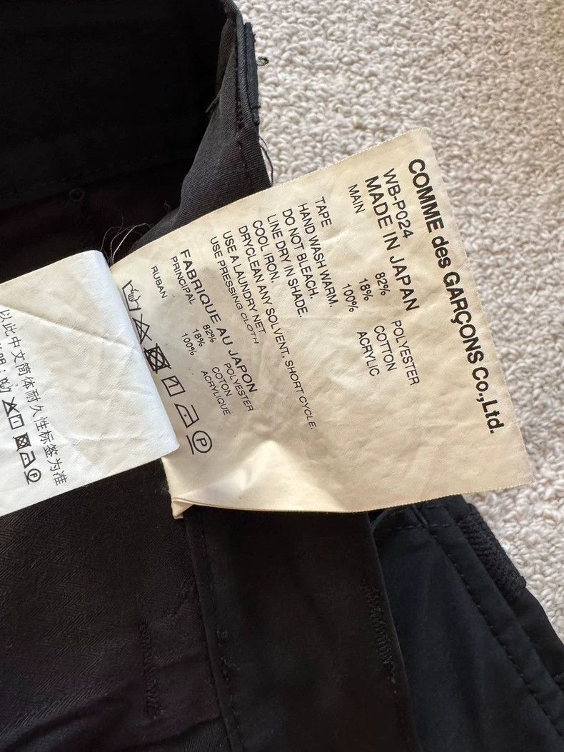 Junya Watanabe Junya Watanabe SizeS Black multi-pocket functional pants Size US 35 - 5 Thumbnail