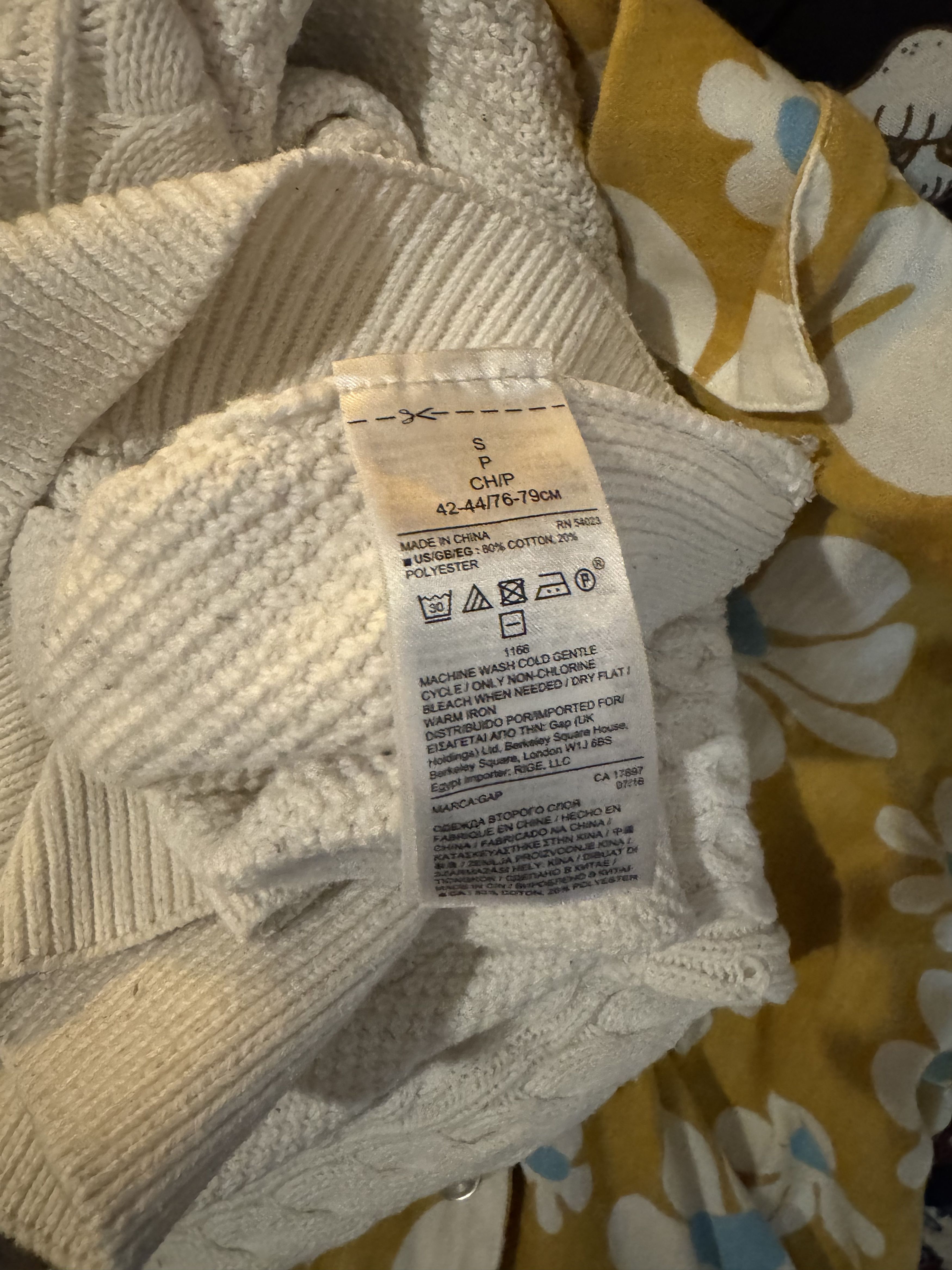 Gap White Gap Cable Knit Sweater Size US S / EU 44-46 / 1 - 8 Thumbnail