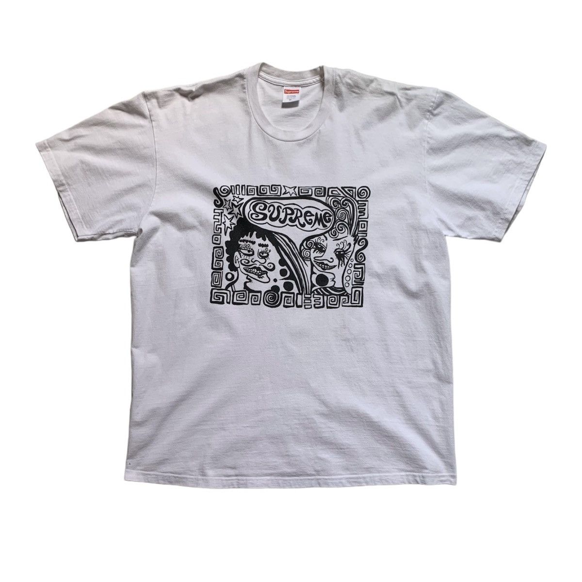 Supreme Supreme Faces White T-Shirt Size US XL / EU 56 / 4 - 1 Thumbnail