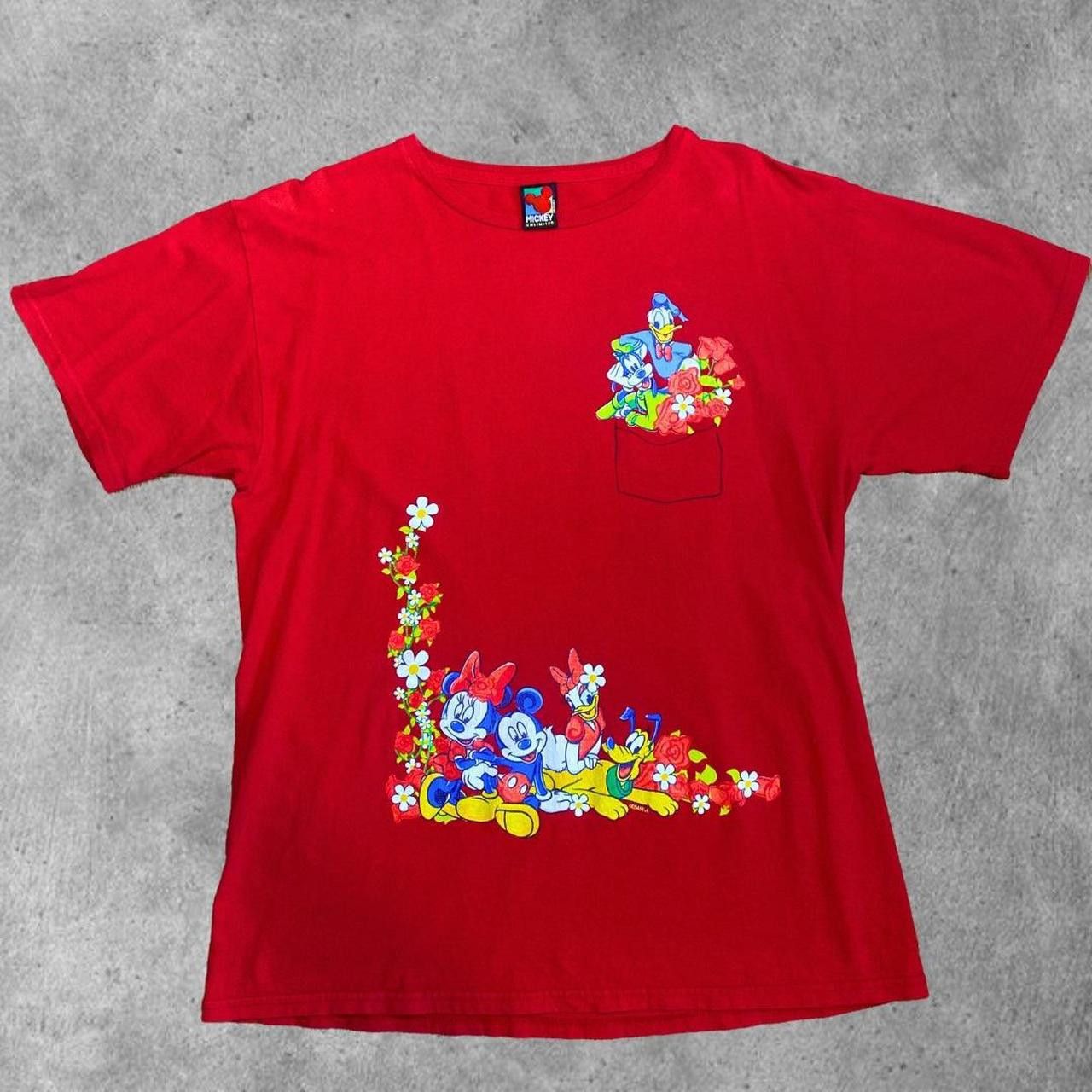 Disney Vintage Mickey Mouse False Pocket Tee Size US L / EU 52-54 / 3 - 1 Thumbnail