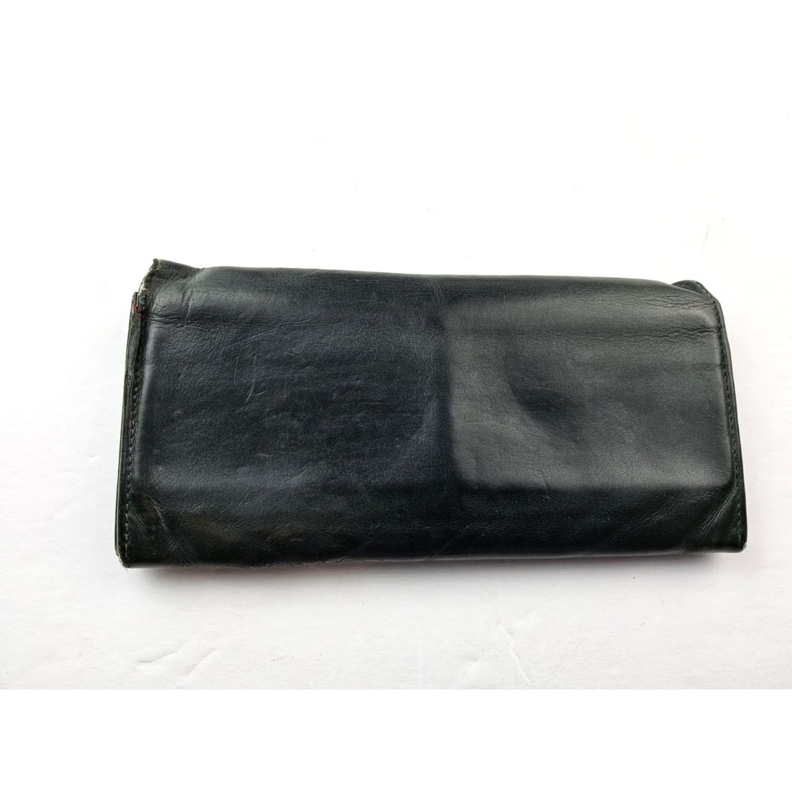 Celine CELINE Leather Accordion Wallet - Green - 7.25x3.5" - Womens - Pre-Owned Size ONE SIZE - 3 Thumbnail