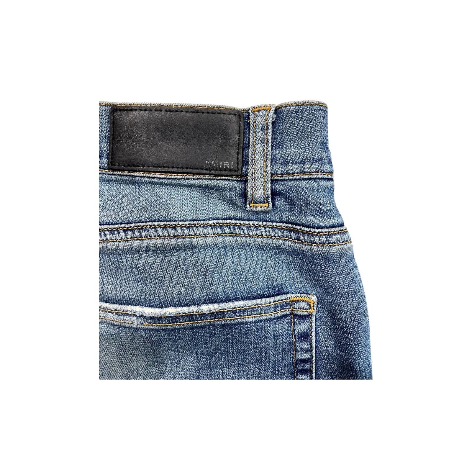 Amiri Amiri Ripped Plain Thrasher Vintage Wash Jeans Size US 34 / EU 50 - 4 Thumbnail