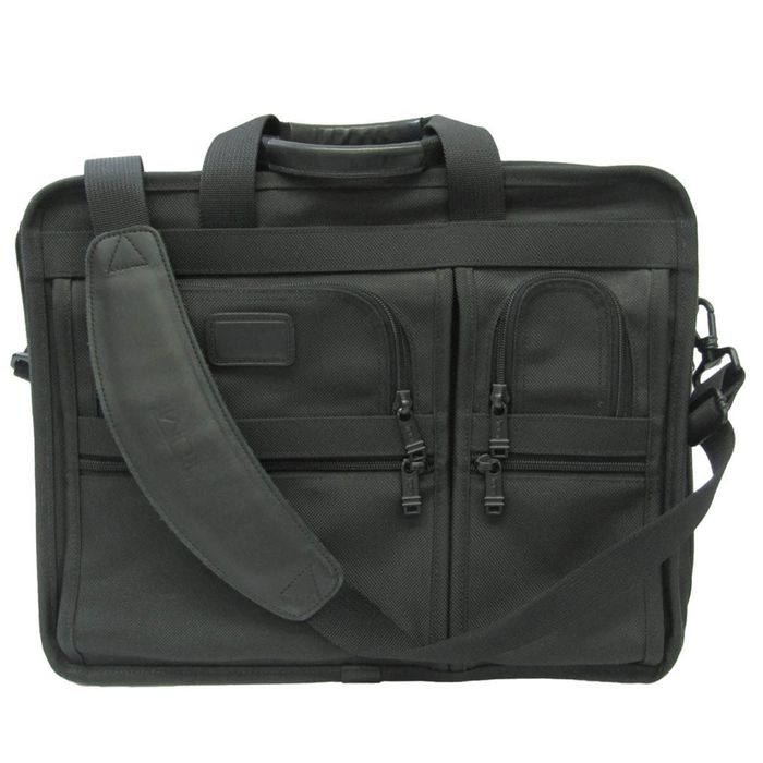 Tumi Tumi 2624D3 Men's Nylon Canvas,Leather Briefcase,Shoulder Bag ...