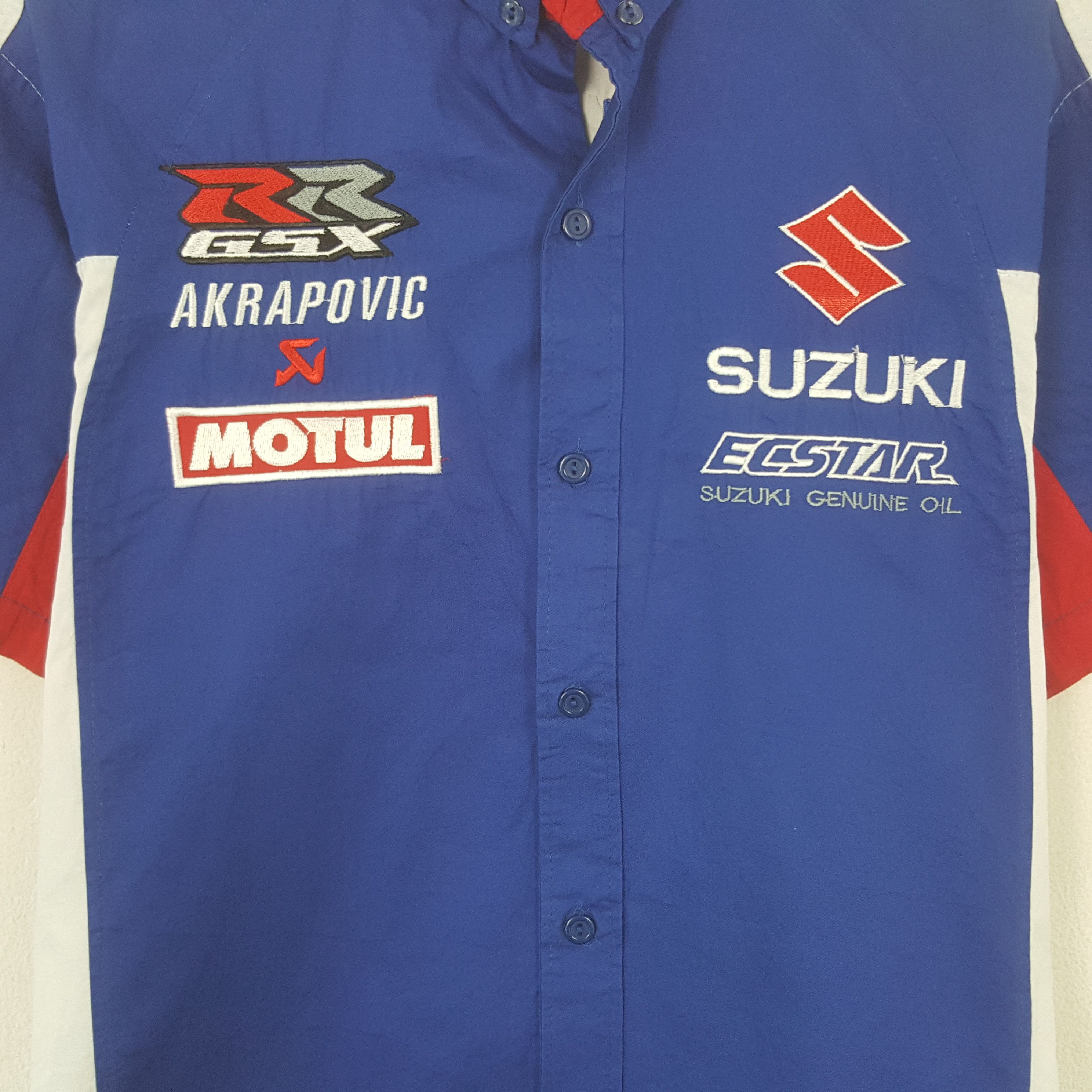 Moss Vintage Moss Sport Suzuki Worker Button Up Shirt Size US M / EU 48-50 / 2 - 2 Thumbnail