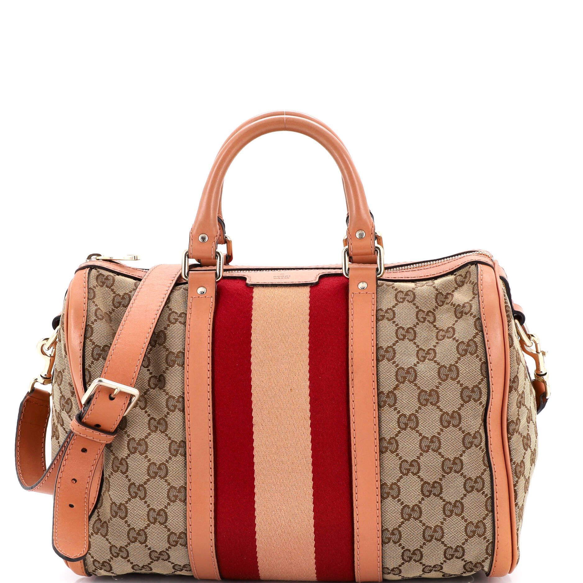 Gucci Vintage Web Boston Bag Size ONE SIZE - 1 Thumbnail