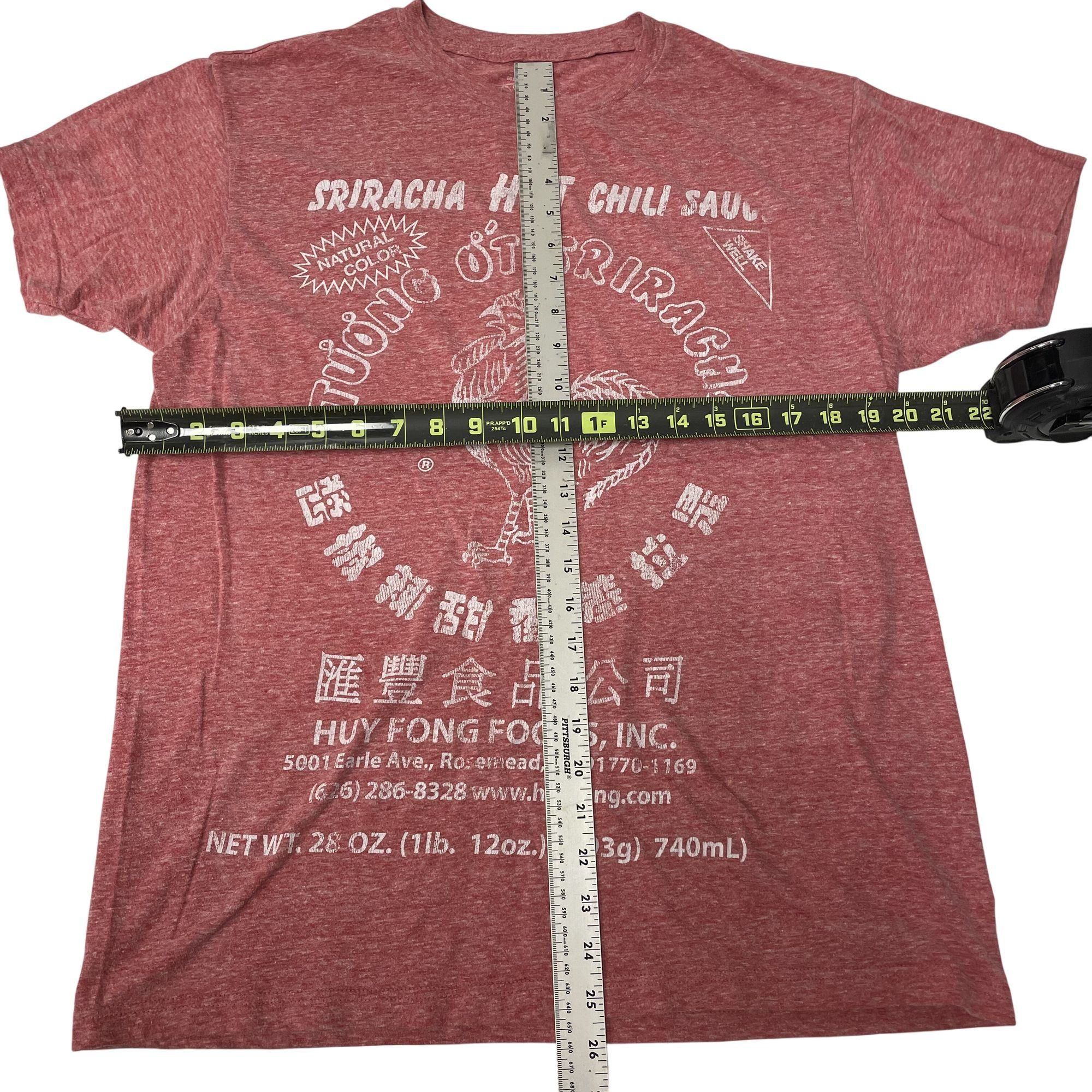 Other Vtg Heather Red HOT Sriracha Chili Sauce ULTRA SOFT T Shirt Size US M / EU 48-50 / 2 - 7 Thumbnail