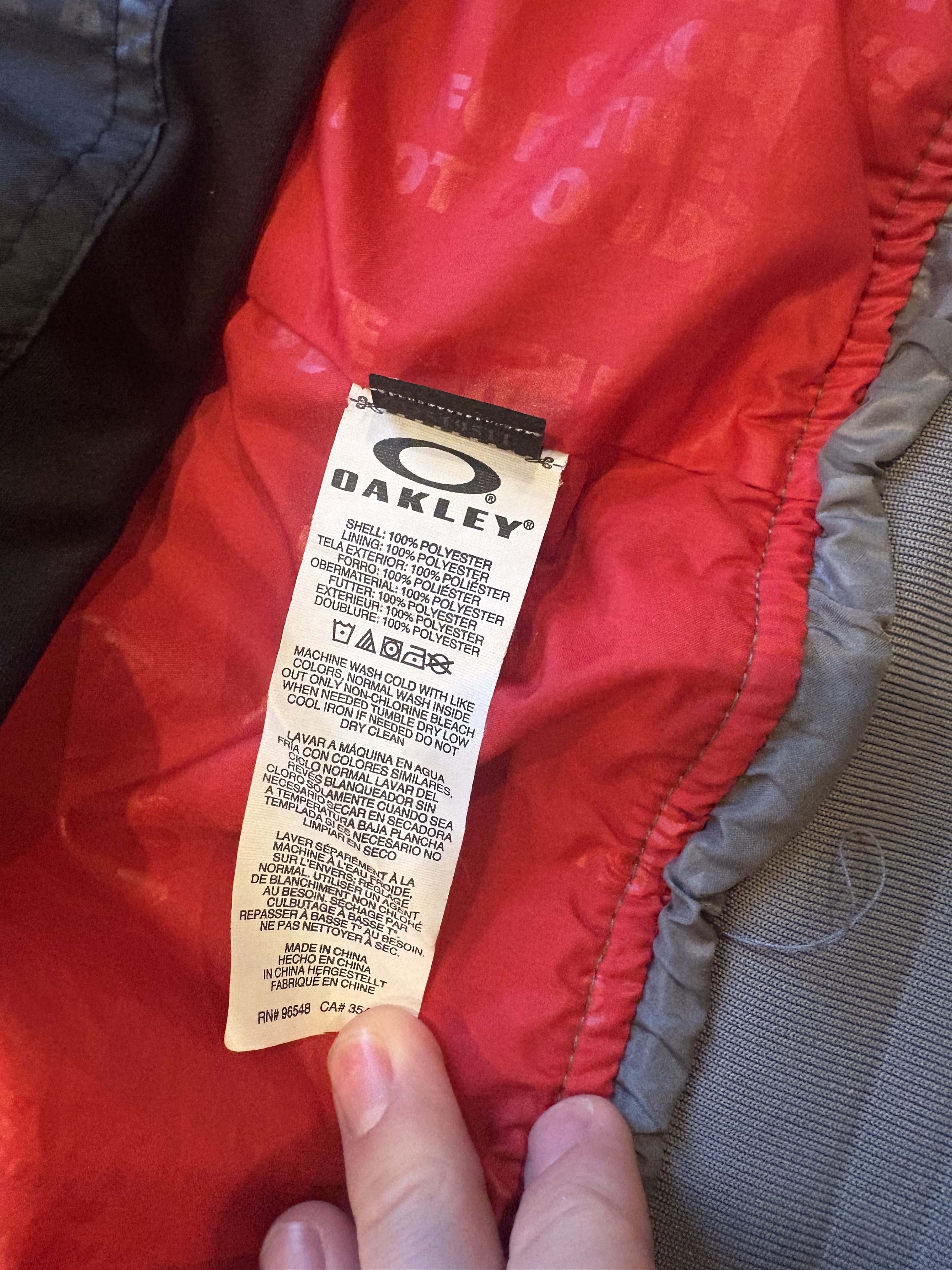 Oakley Oakley Tech Shell —Fall 2014 (FA14) Archival Variant Size US S / EU 44-46 / 1 - 6 Thumbnail