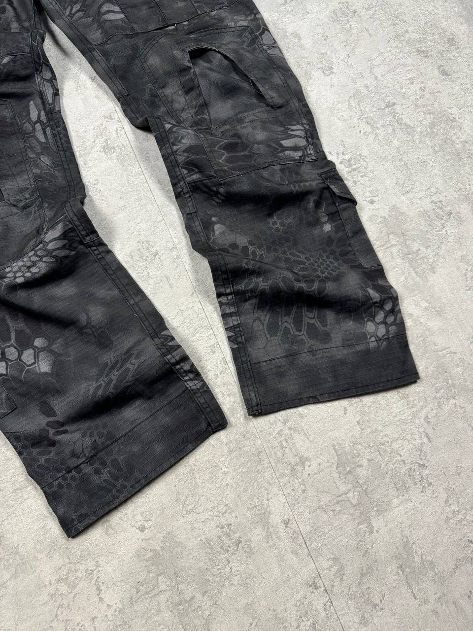 Japanese Brand Emerson Gray Camo Multipocket Tactical Pants Size 36 Size US 36 / EU 52 - 4 Thumbnail