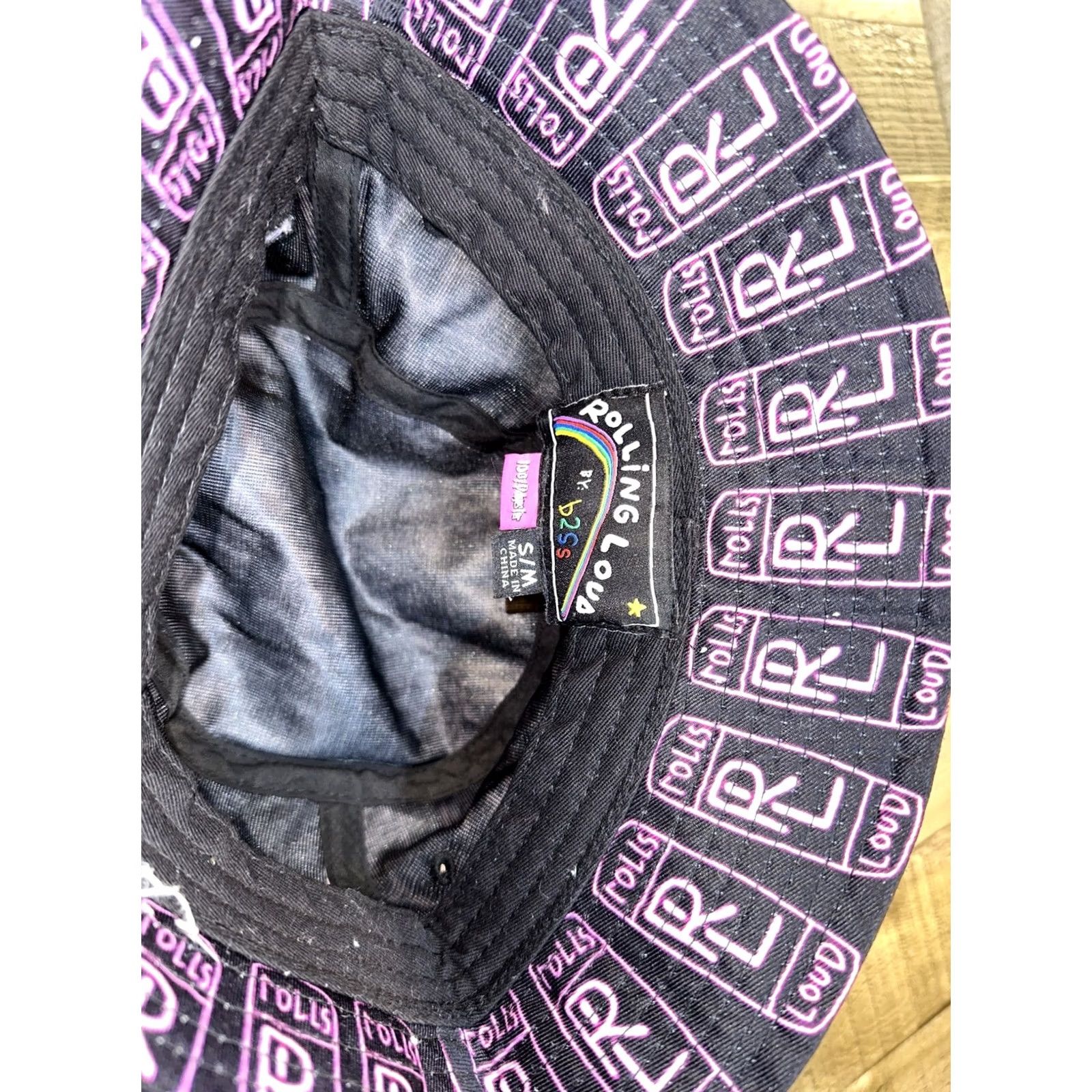 Vintage Rolling loud concert bucket hat Men M Black Bucket Hat Size ONE SIZE - 4 Thumbnail