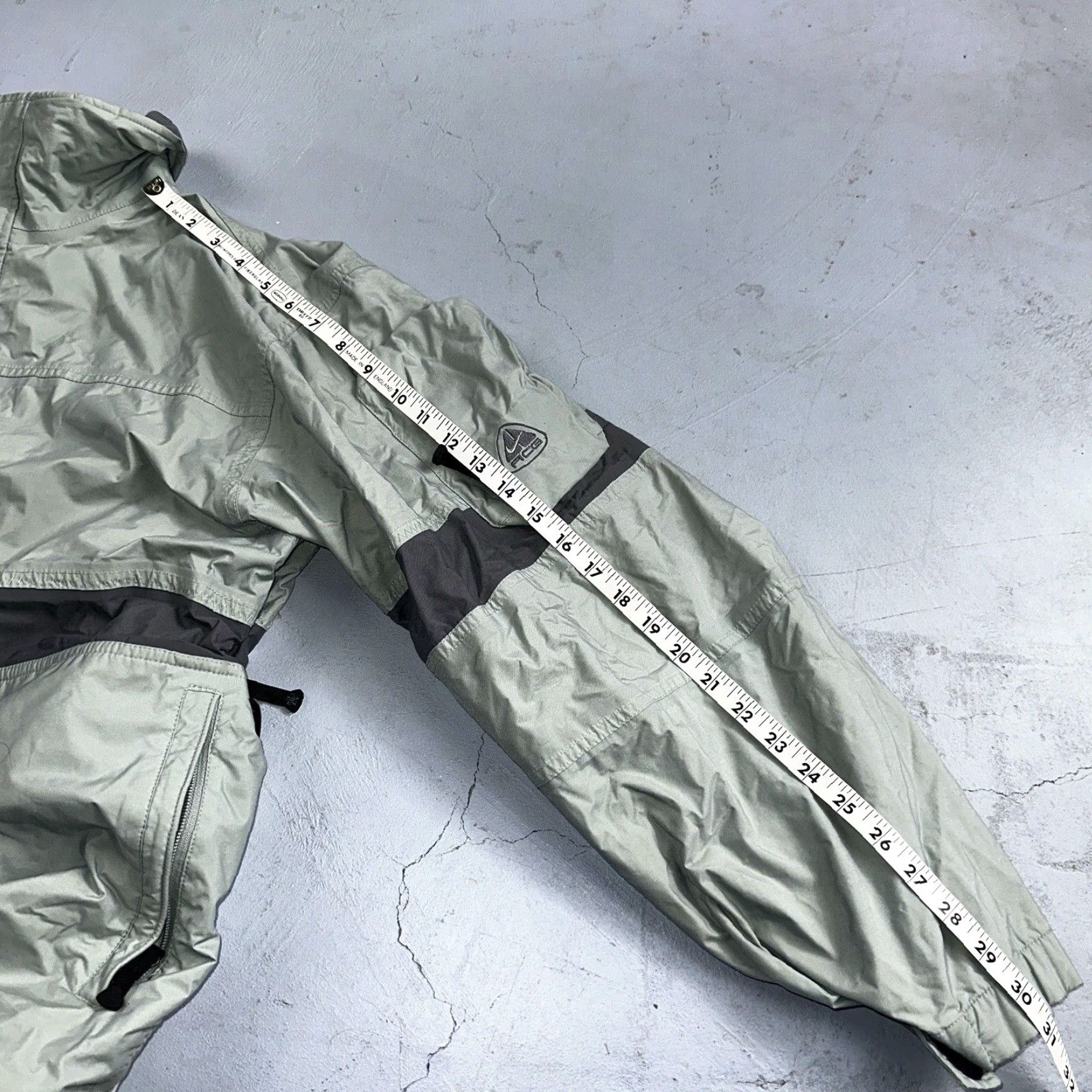 Nike Nike Storm Fit Jacket VTG ACG Rain Jacket Storm Fit Anorak 90s Teal Hiking Ski Snowboard L Blue 90s Mens Jacket Size US L / EU 52-54 / 3 - 7 Thumbnail