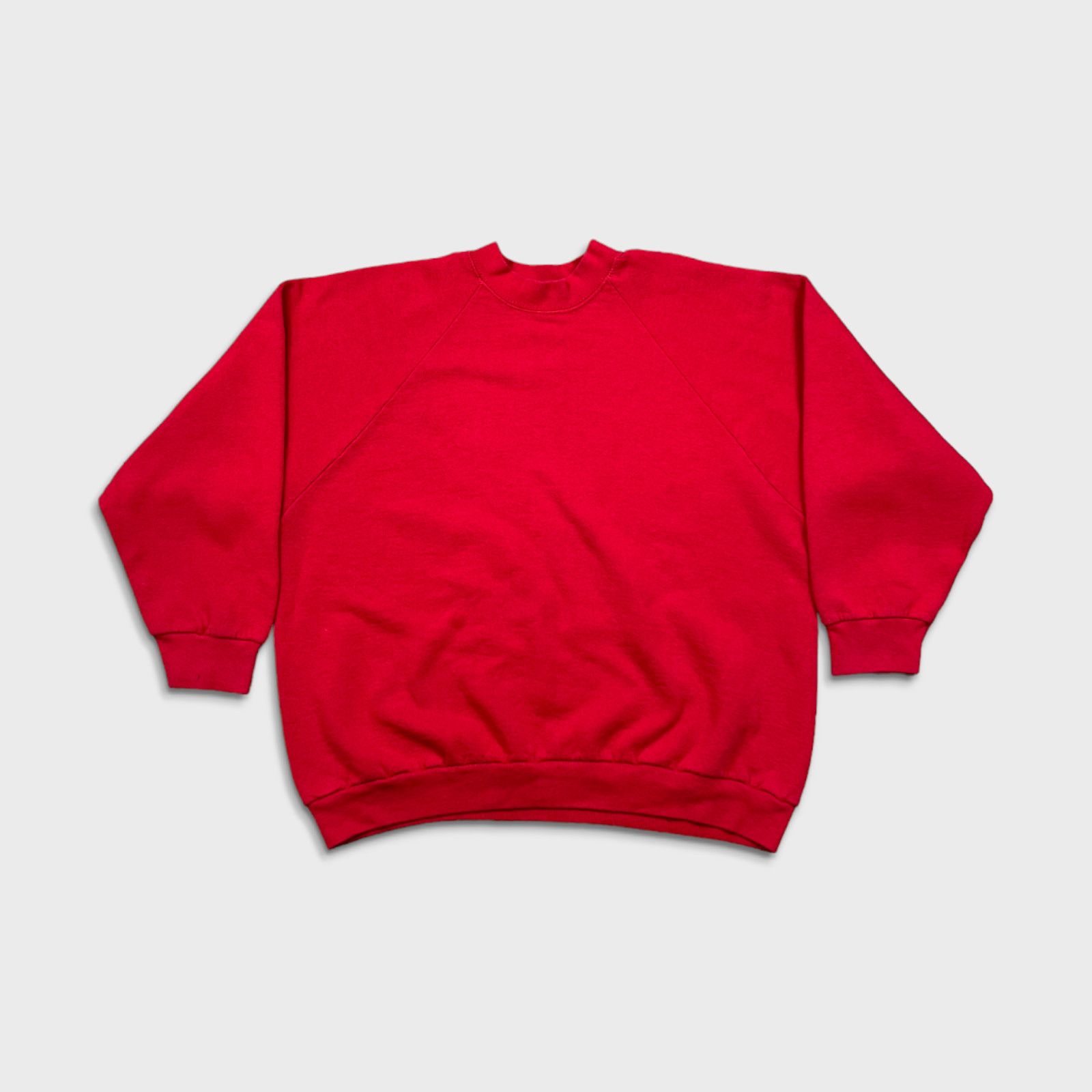 Fruit Of The Loom × Vintage Vintage Fruit of The Loom Sweatshirt Large USA Blank 90s Size L / US 10 / IT 46 - 1 Thumbnail