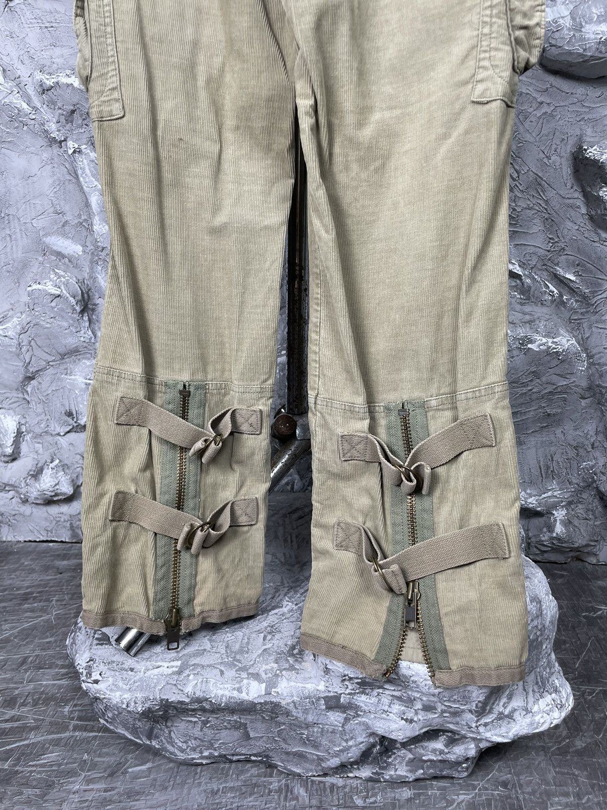If Six Was Nine × Japanese Brand × Junya Watanabe Vintage Archive Zip Bandage Pants Punk Hysteric Style Size 28" / US 6 / IT 42 - 7 Thumbnail