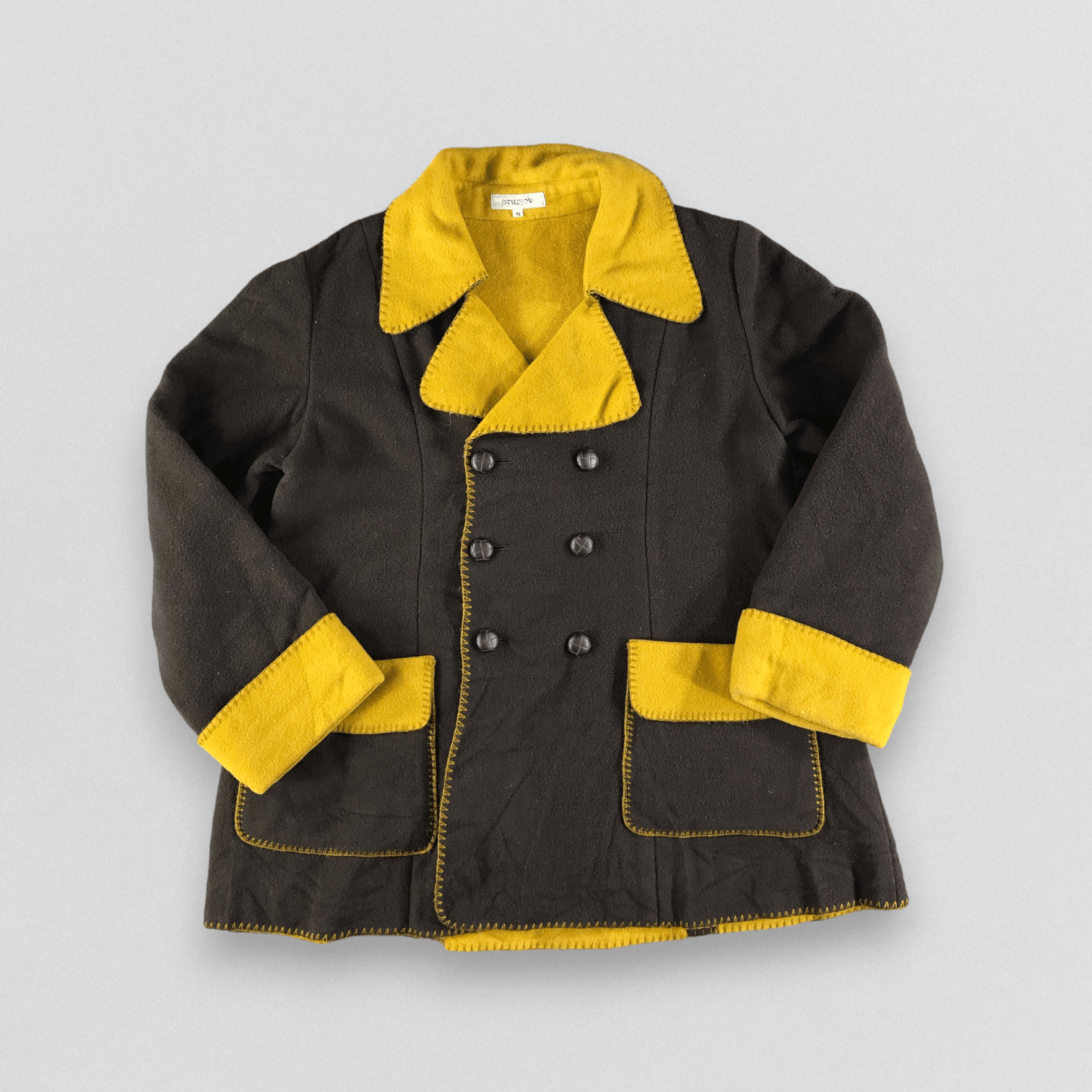 image of Vintage Studiov Peacoat Wool Jacket, Men's (Size Medium)